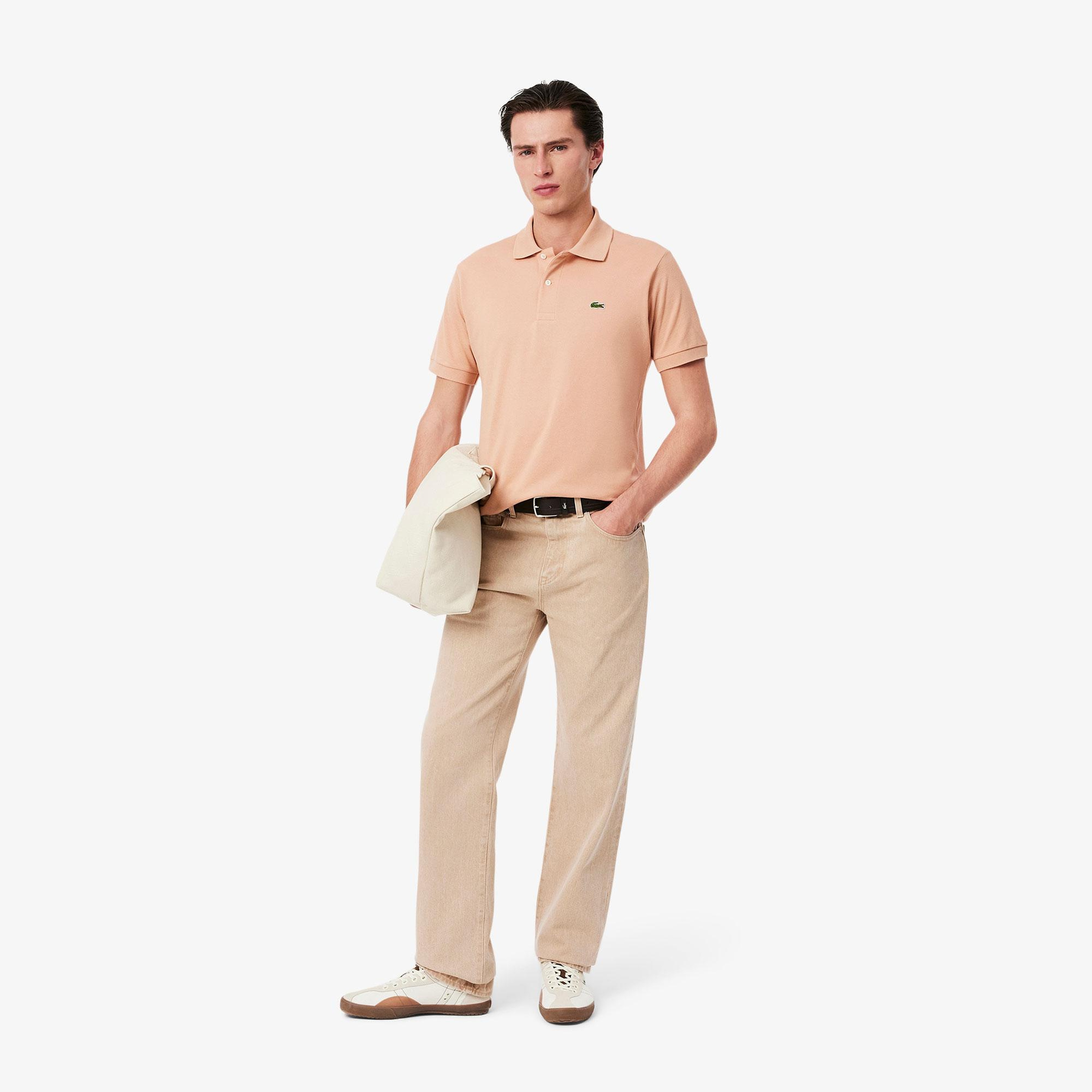 Lacoste L.12.12 Erkek Classic Fit Bej Polo