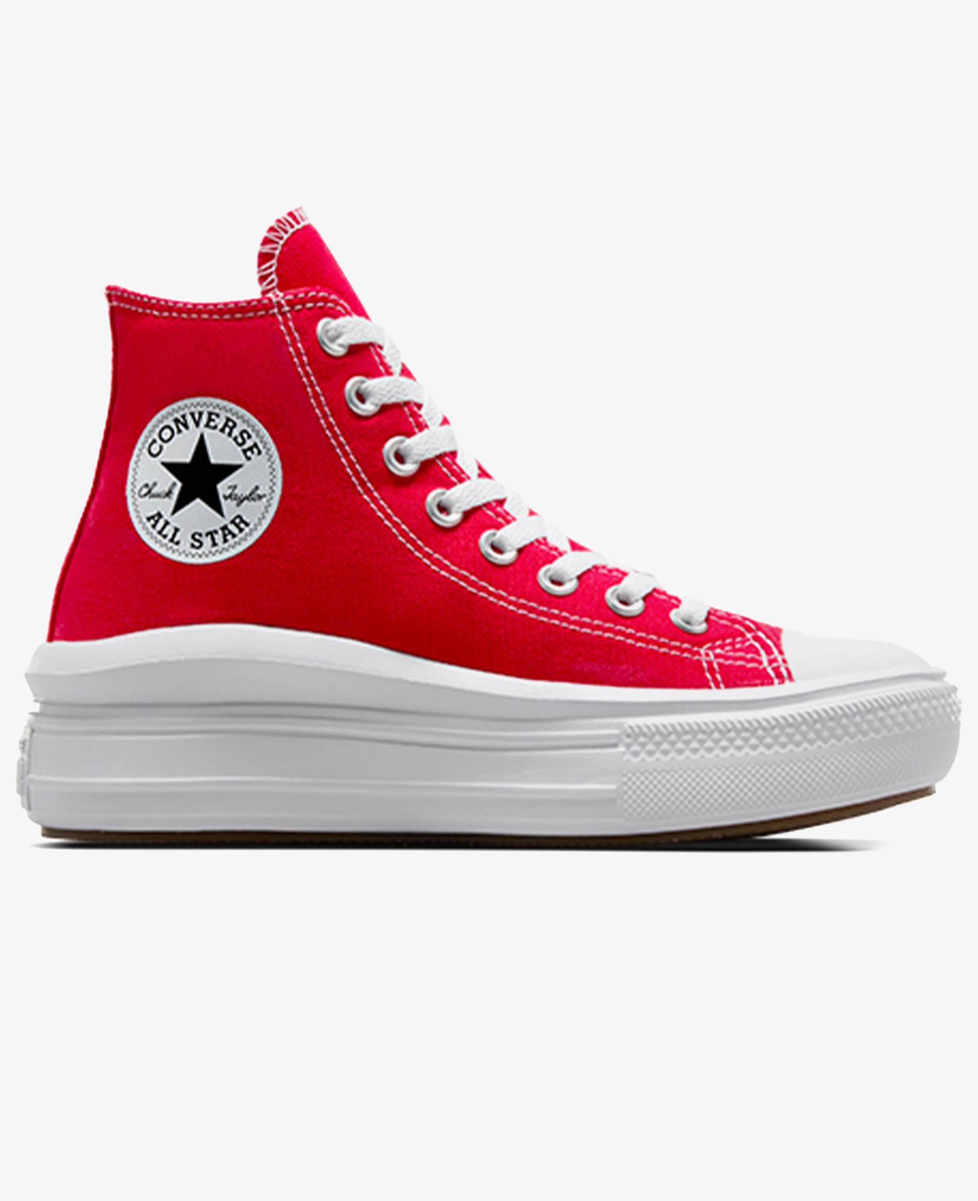 Converse Chuck Taylor All Star Move Platform Kadın Kırmızı Sneaker