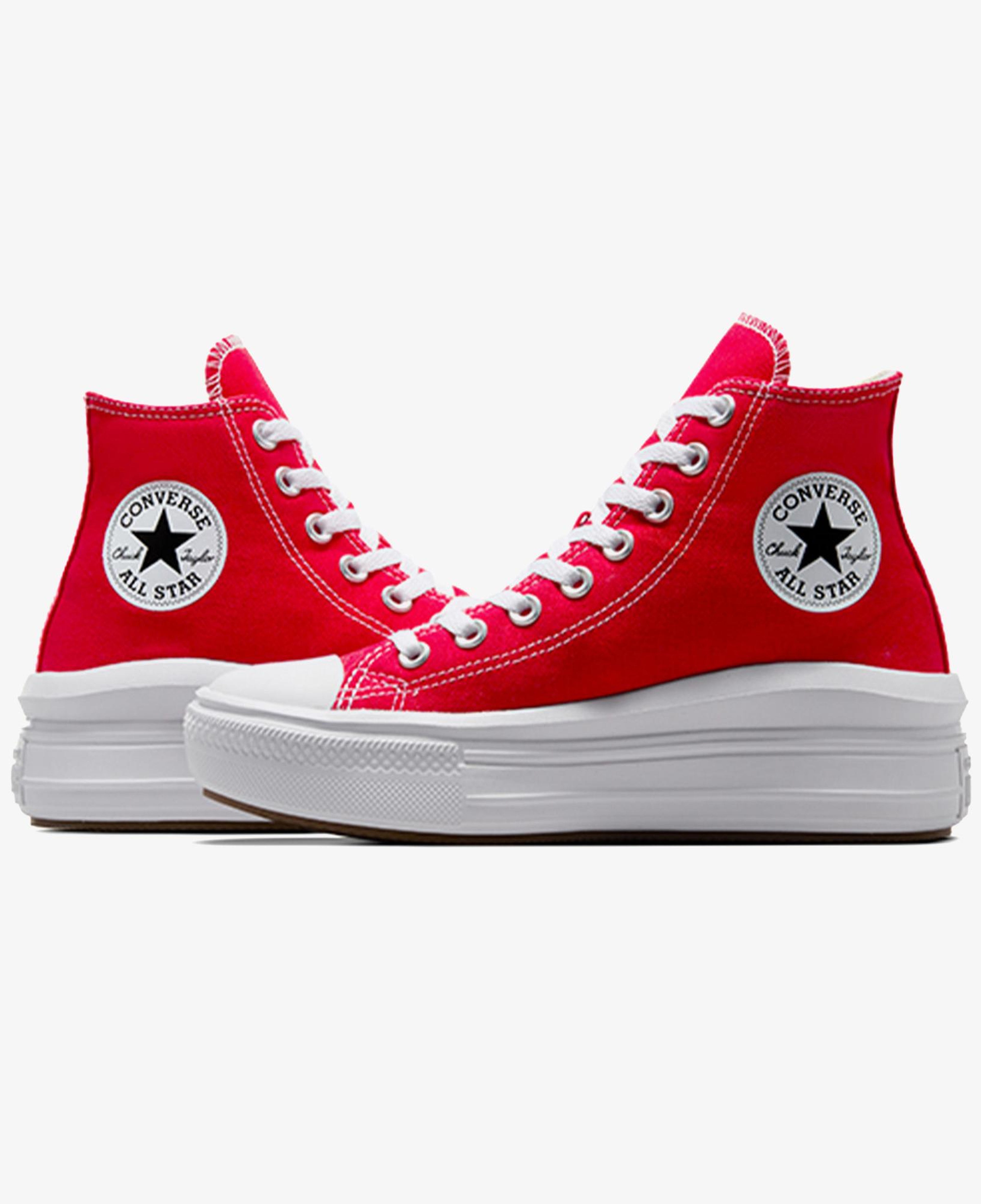 Converse Chuck Taylor All Star Move Platform Kadın Kırmızı Sneaker
