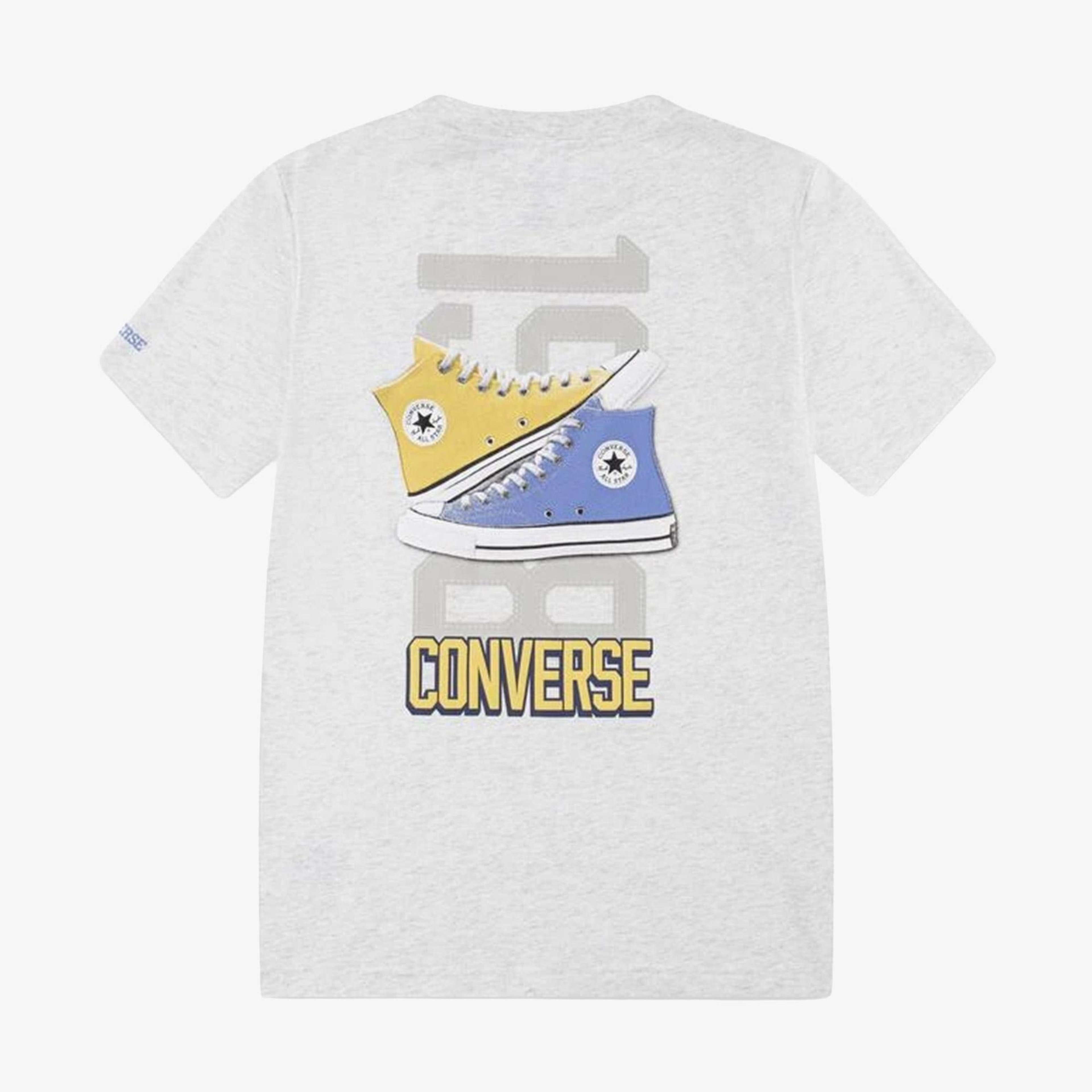 Converse Birch Heather Çocuk Gri T-Shirt