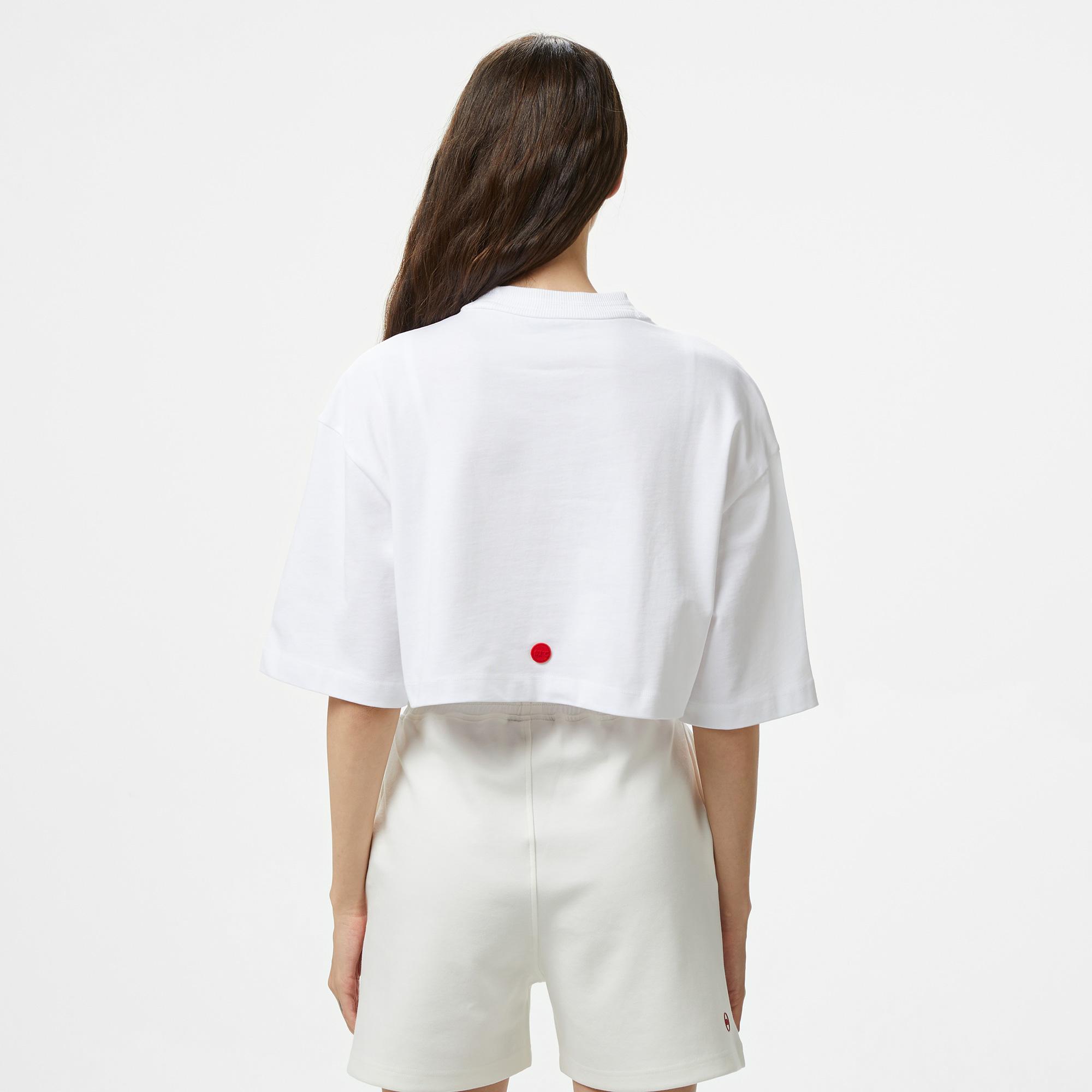 UNITED4 Kadın Beyaz T-Shirt