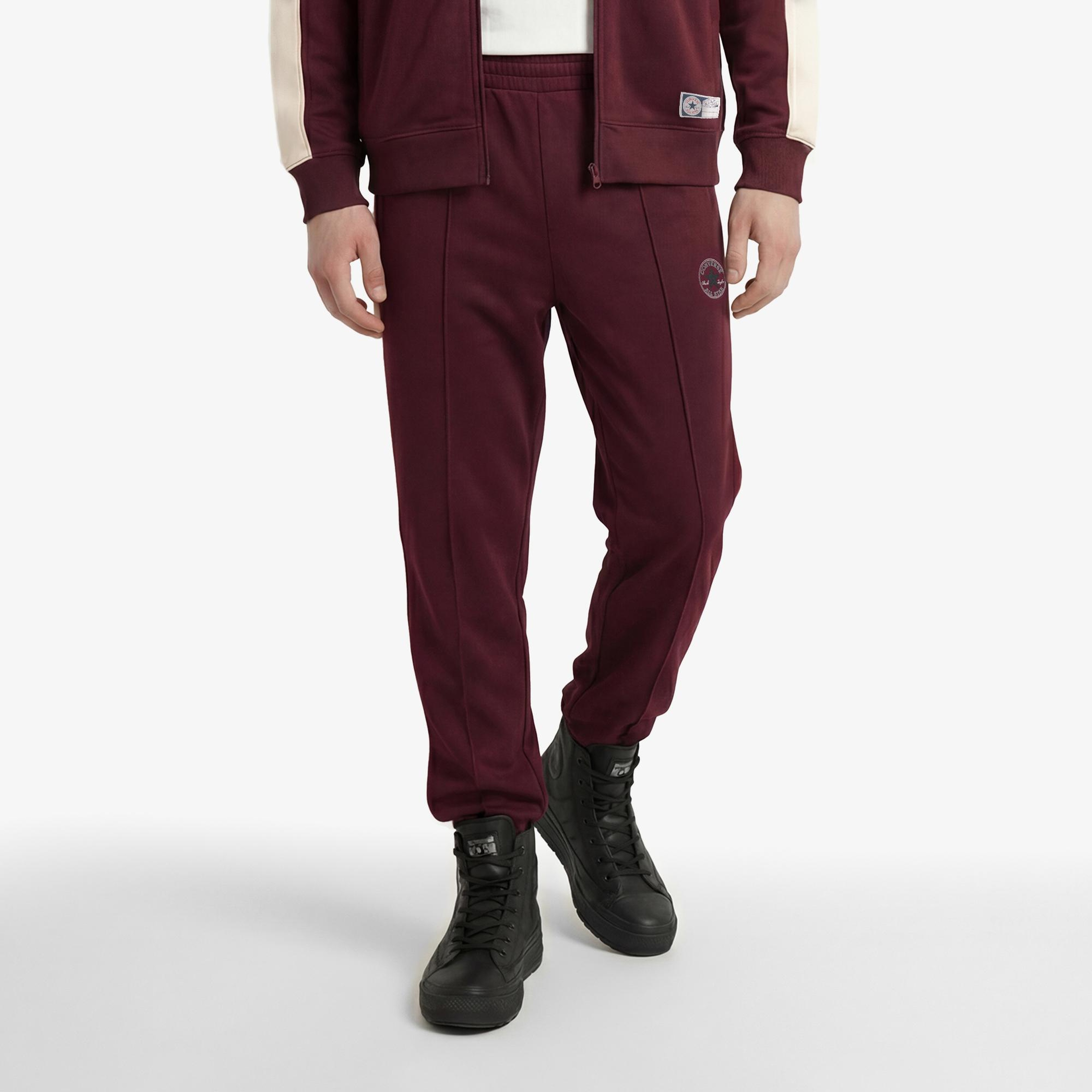 Converse Elastan Knit Erkek Bordo Eşofman Altı