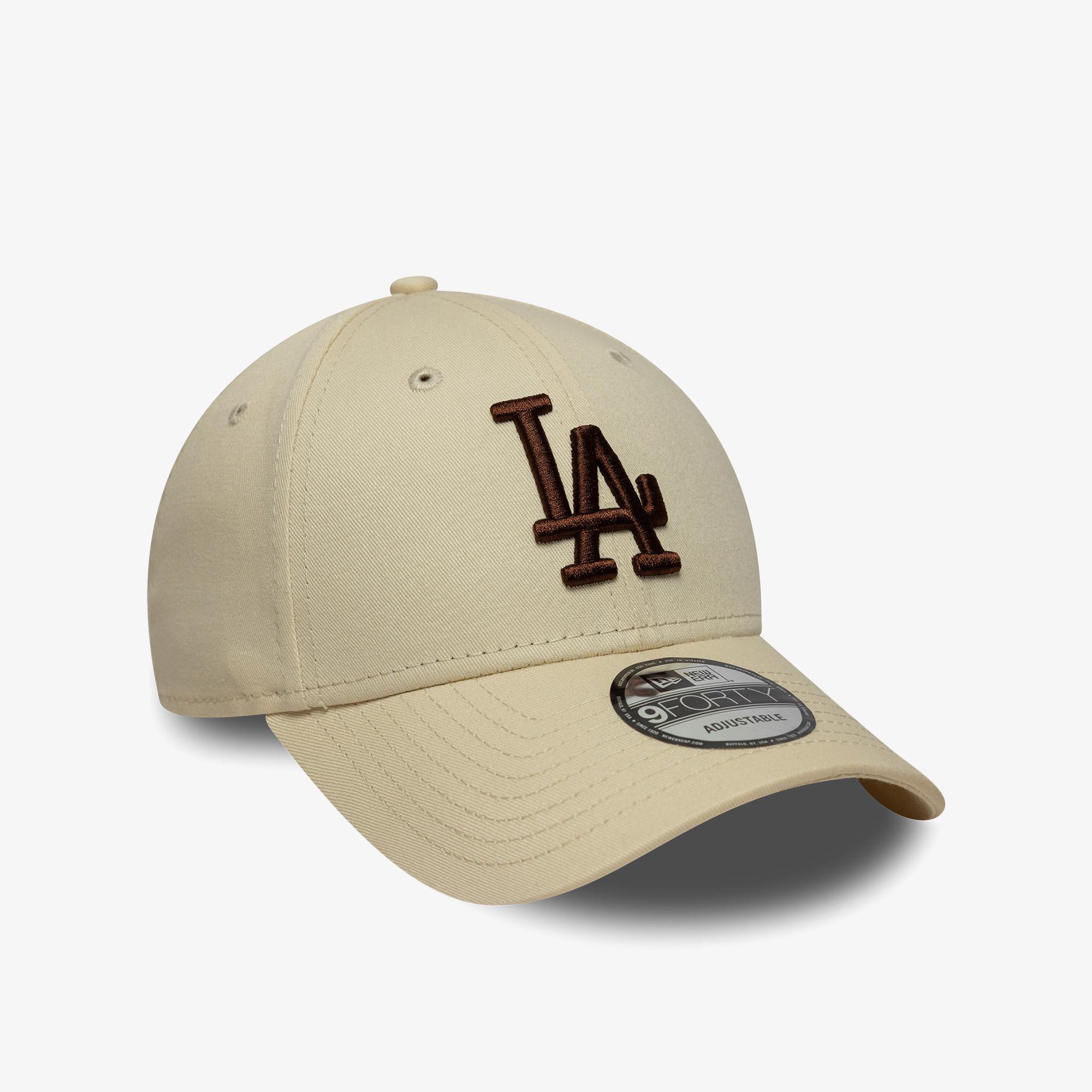 New Era LA Dodgers MLB League Essential 9FORTY Unisex Bej Şapka