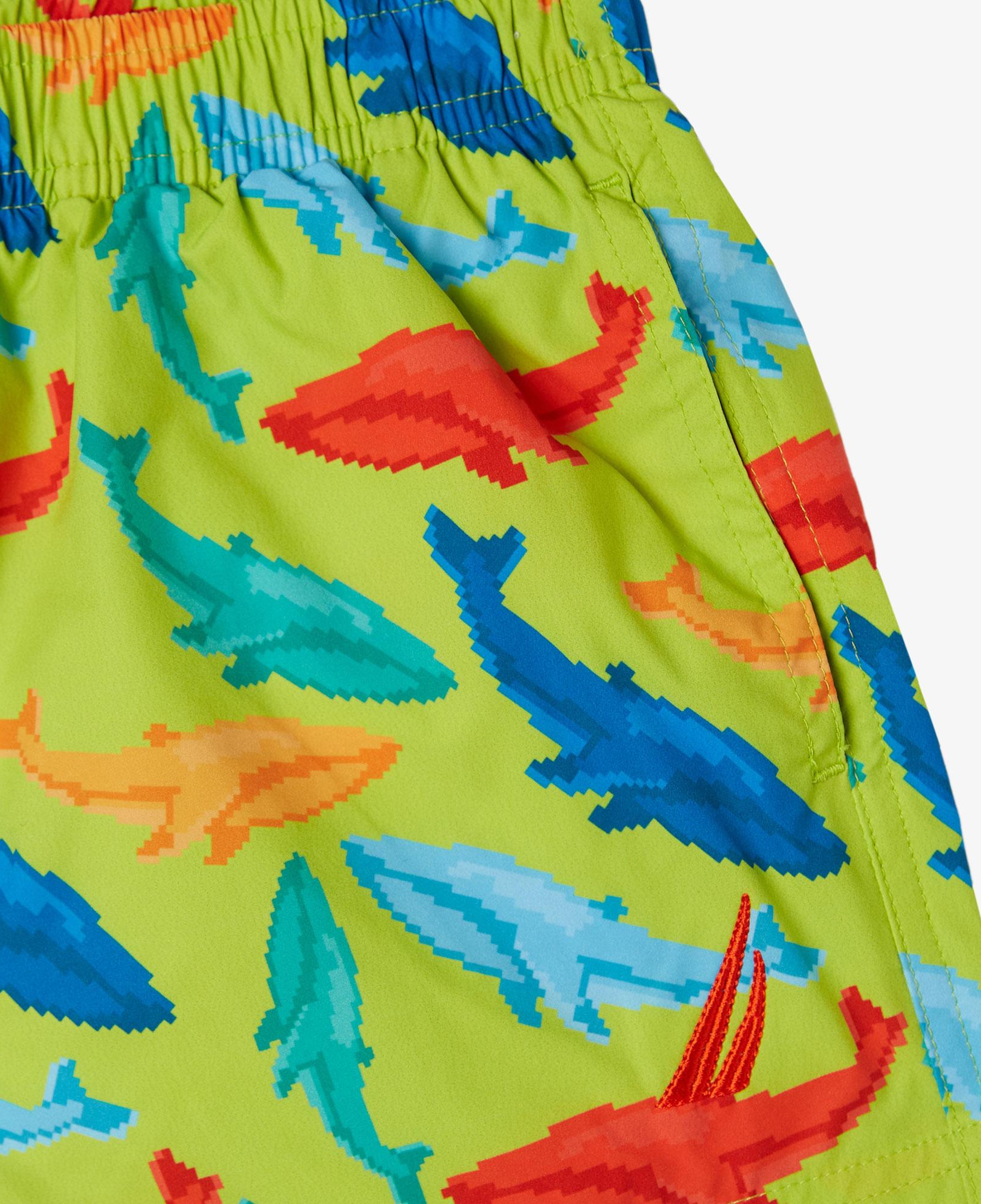 Nautica Erkek Çocuk Yeşil Standart Fit Deniz Şortu