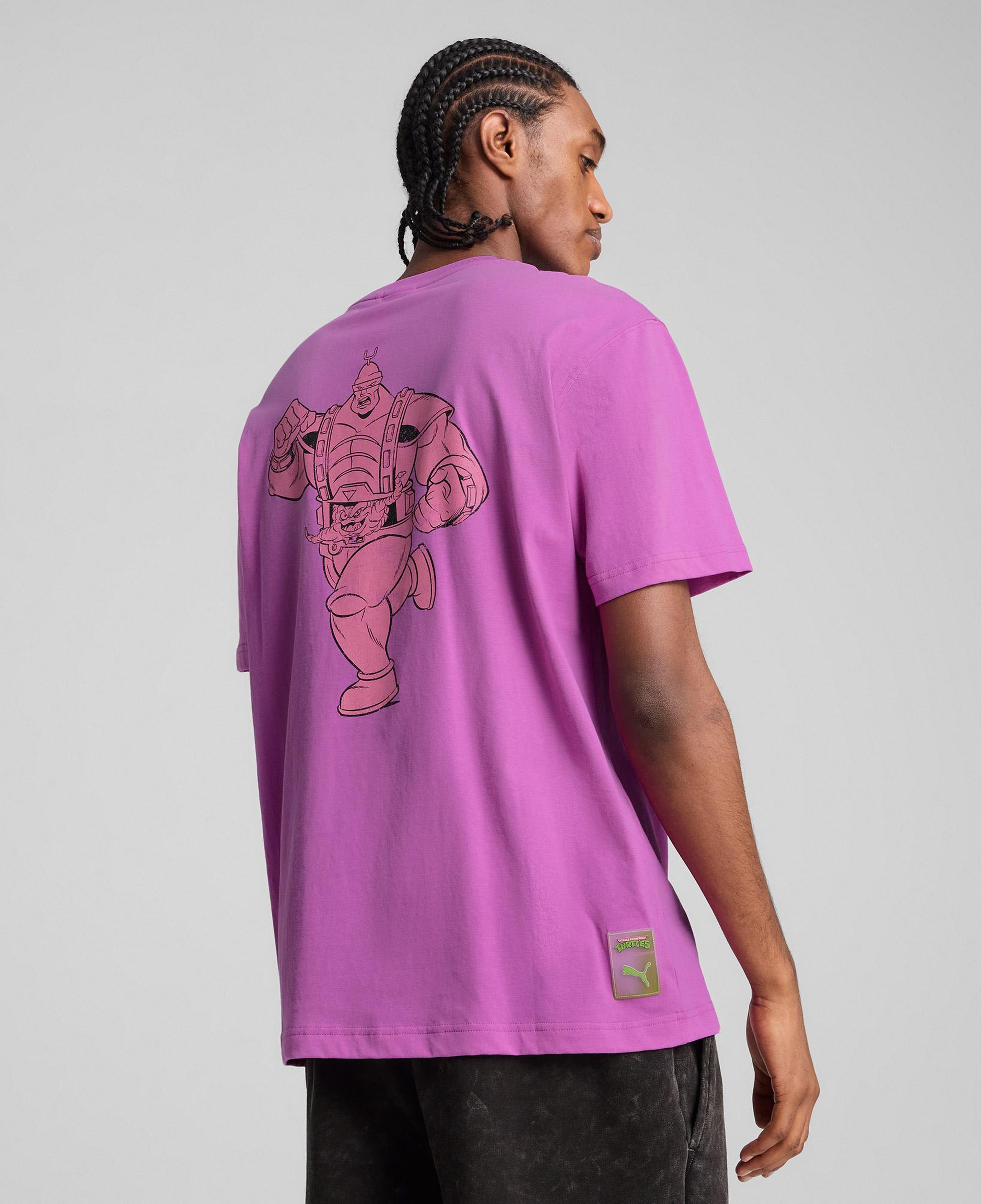 Puma X Tmnt Graphic Erkek Mor T-Shirt