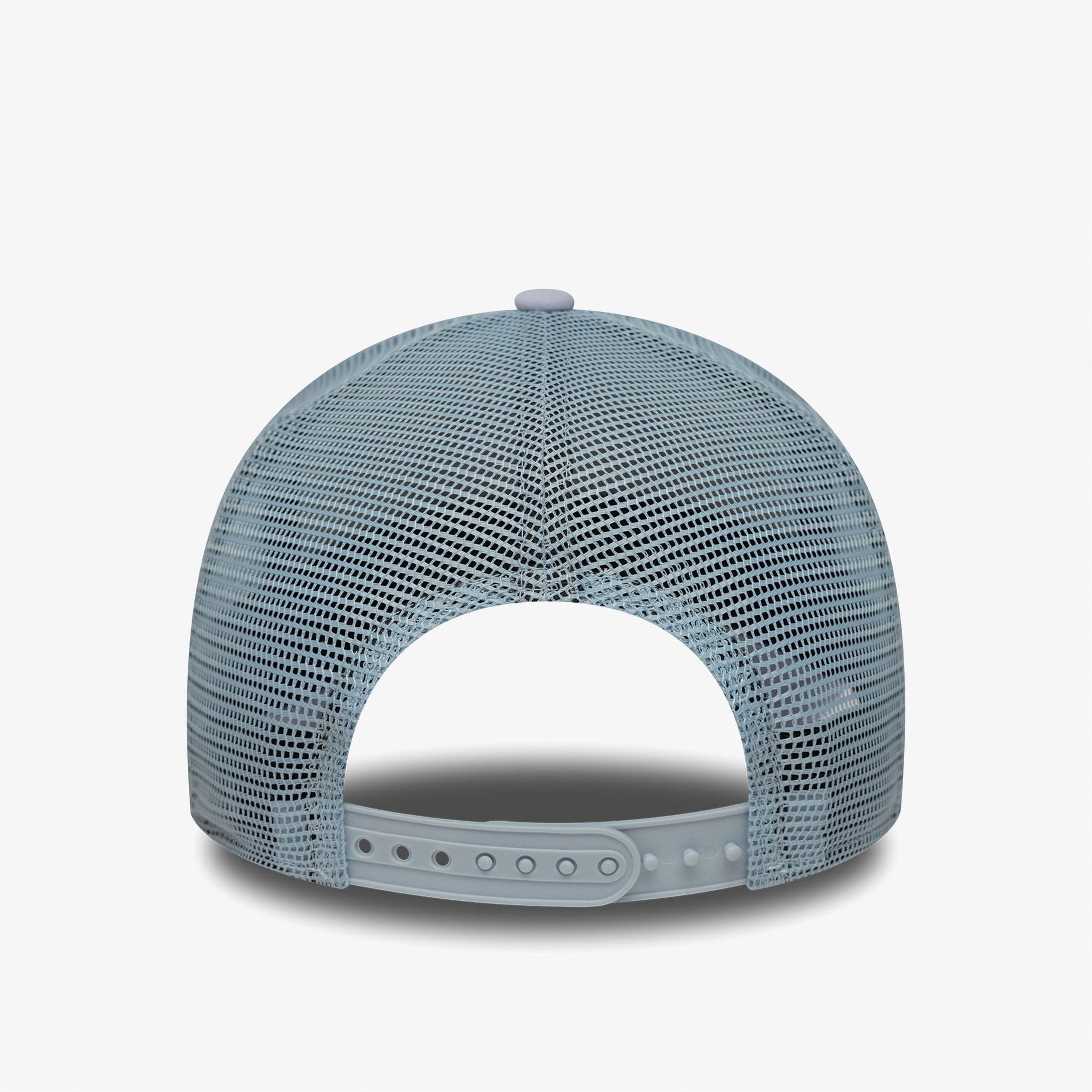 New Era Oval Foam Patch Trucker Kadın Mavi/Beyaz Şapka