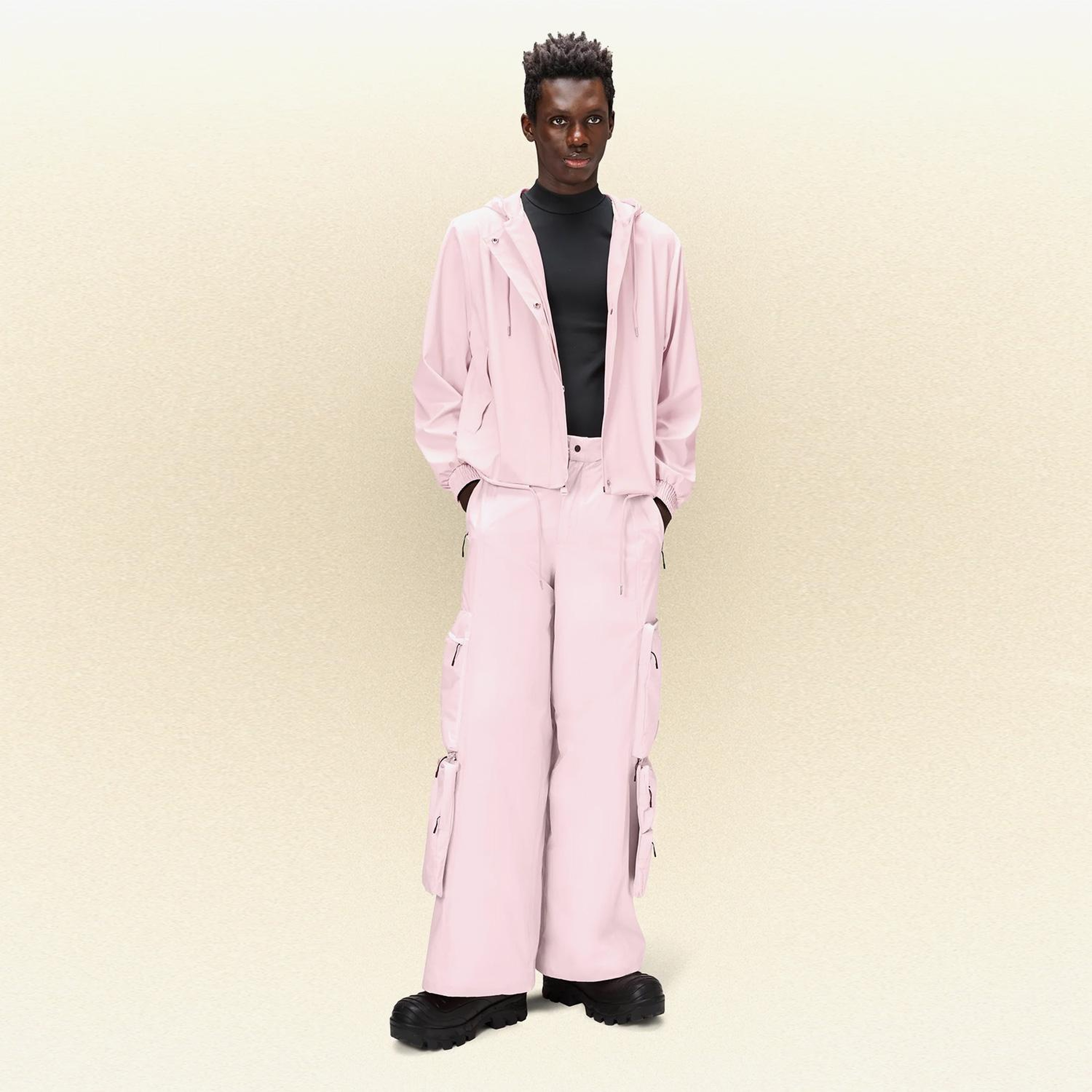 Rains String W3 Unisex Pembe Yağmurluk