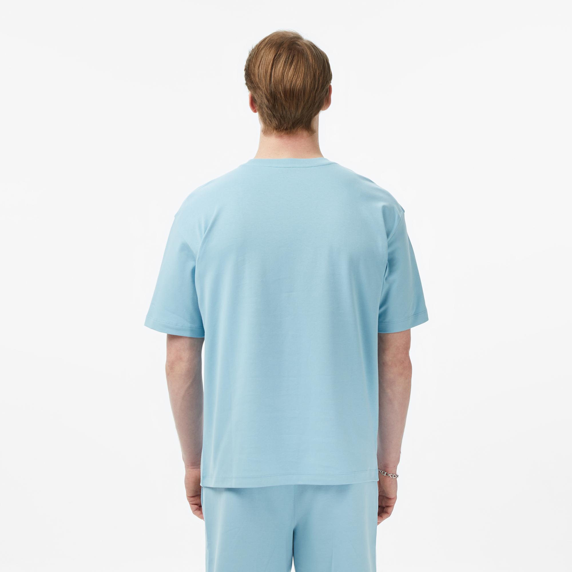 UNITED4 Regular Fit Erkek Mavi T-Shirt