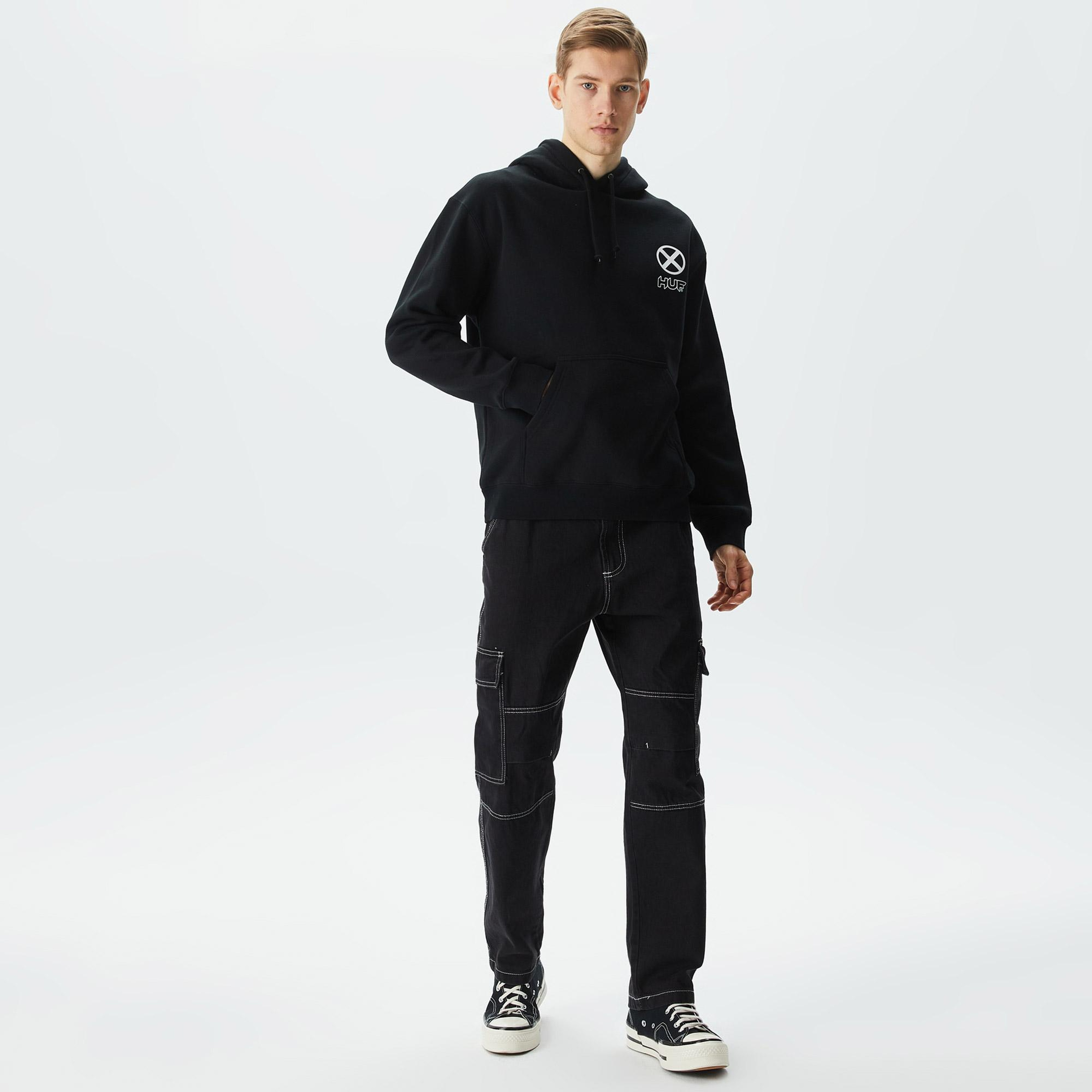 HUF X-Men TT Pullover Erkek Siyah Hoodie