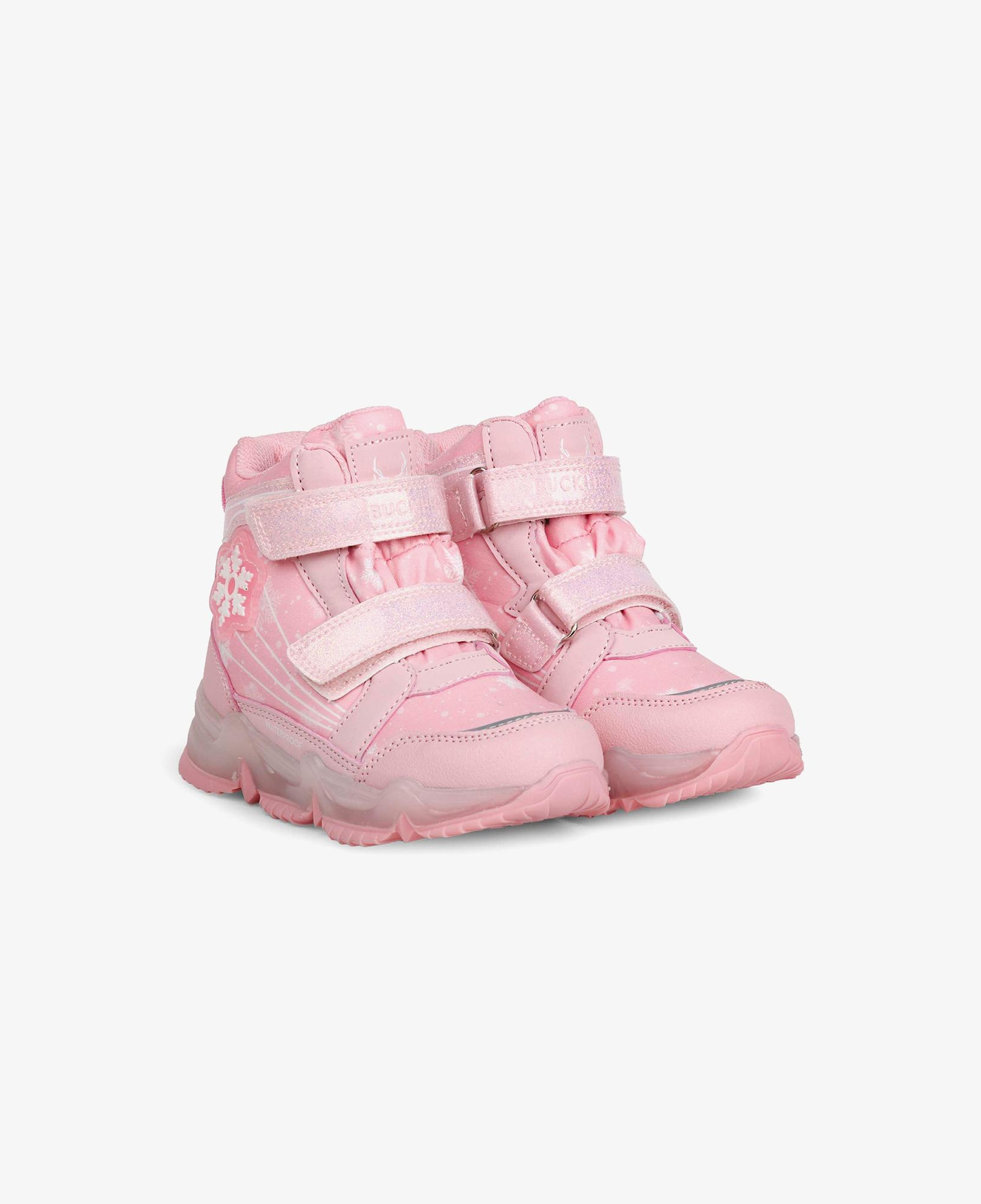 Buckhead Buck3034 Snowy Işıklı Su Geçirmez Çocuk Pembe Bot