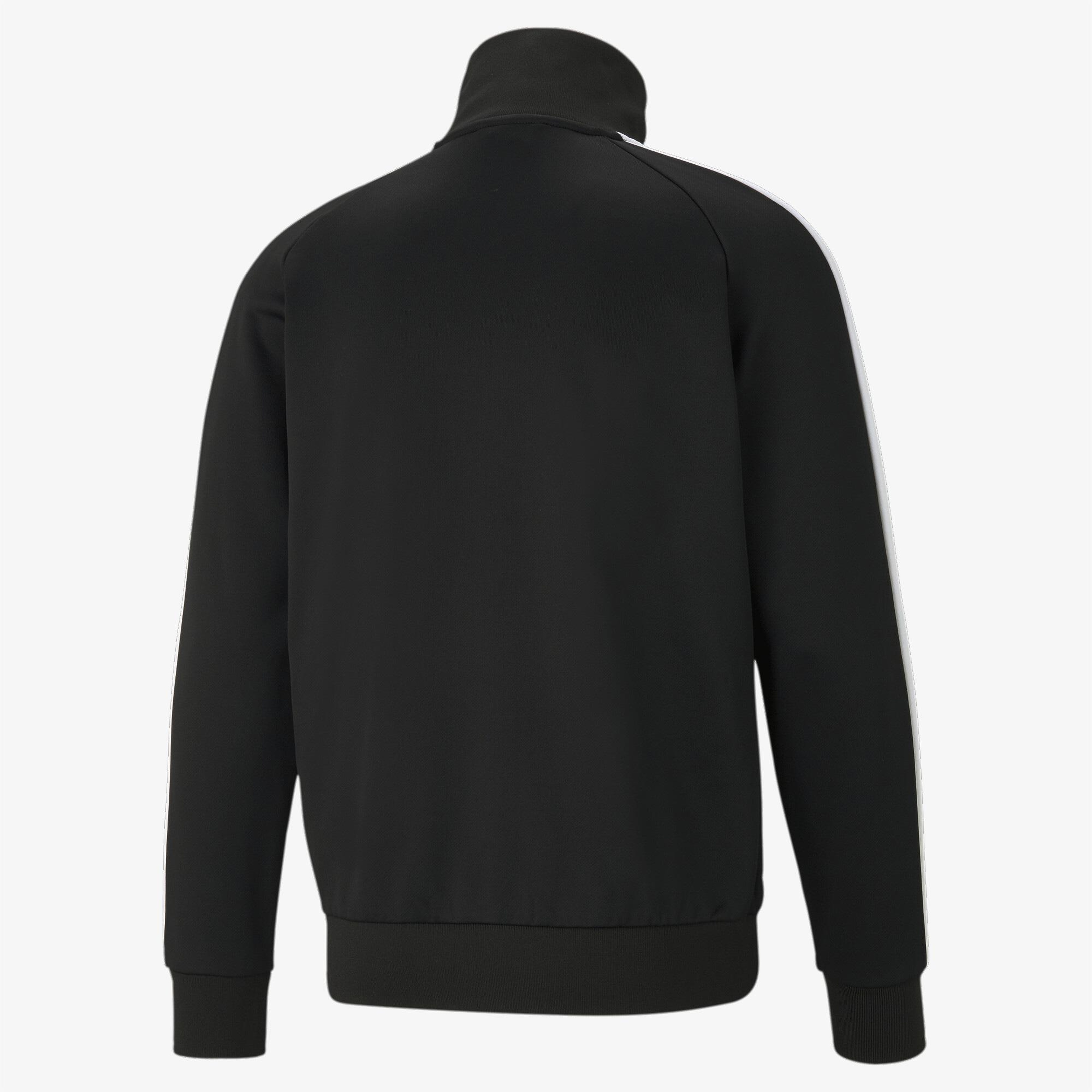 Puma Iconic T7 Erkek Siyah Eşofman Üstü