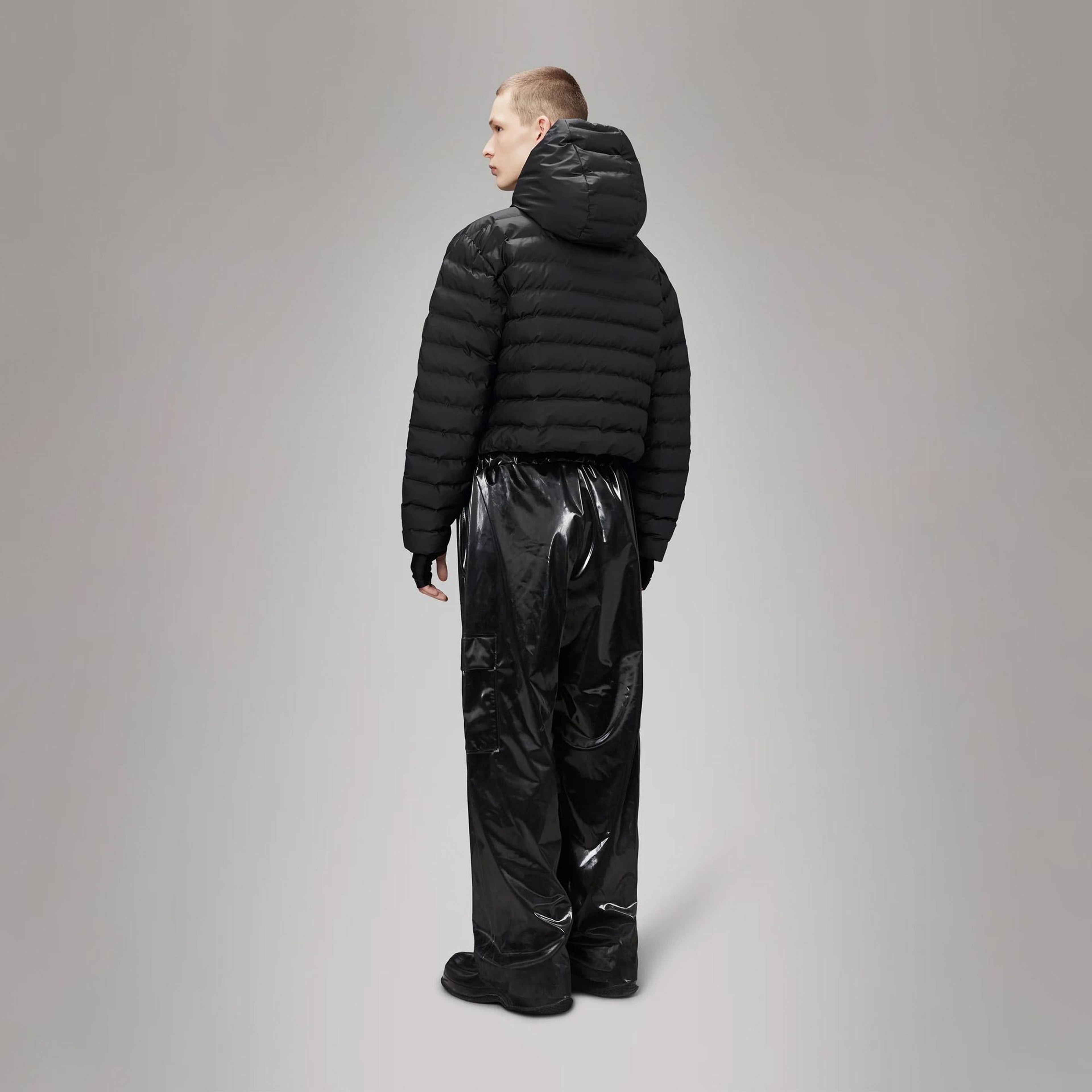 Rains Lohja Puffer W3T2 Erkek Siyah Mont