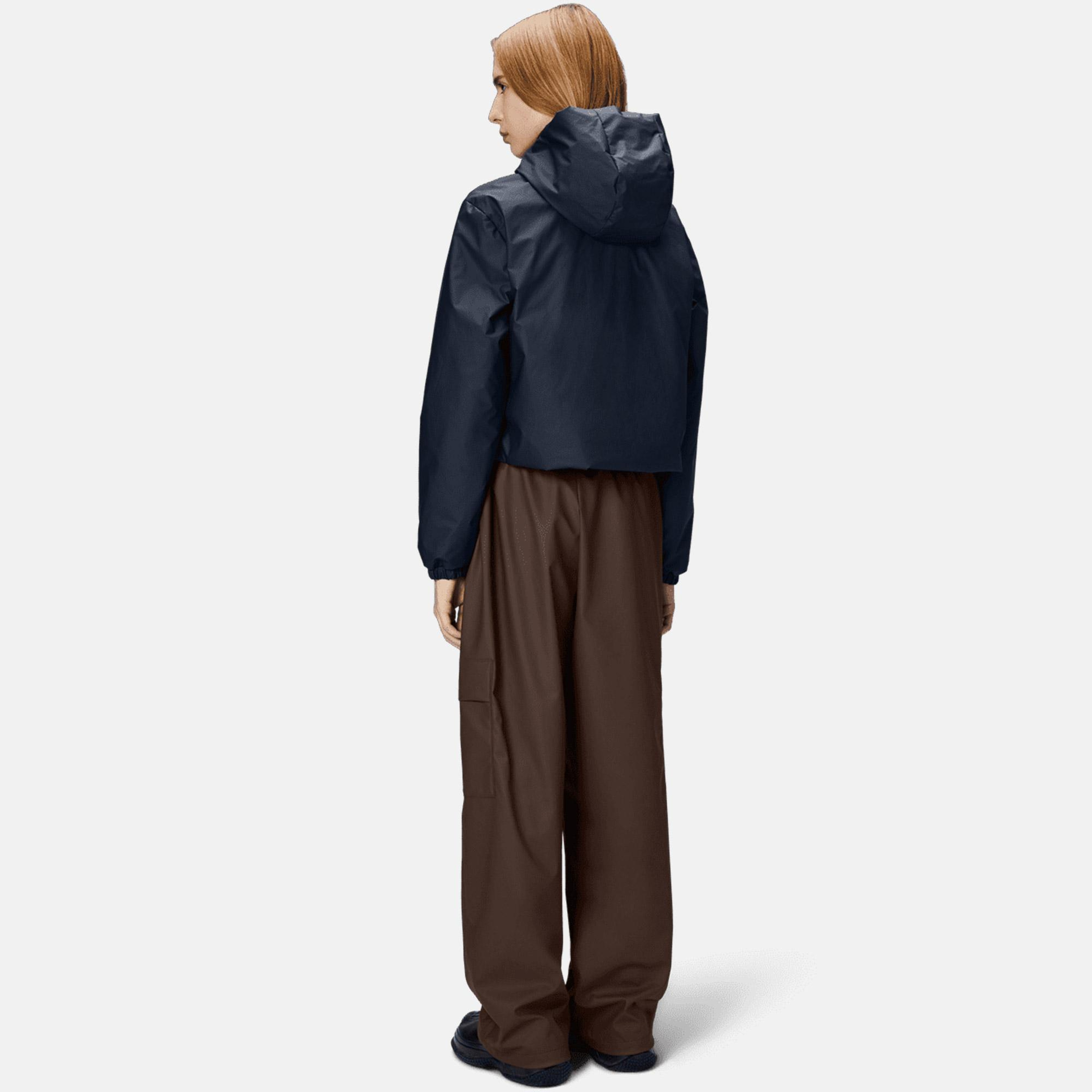 Rains Lohja Short Insulated W3T1 Kadın Lacivert Yağmurluk