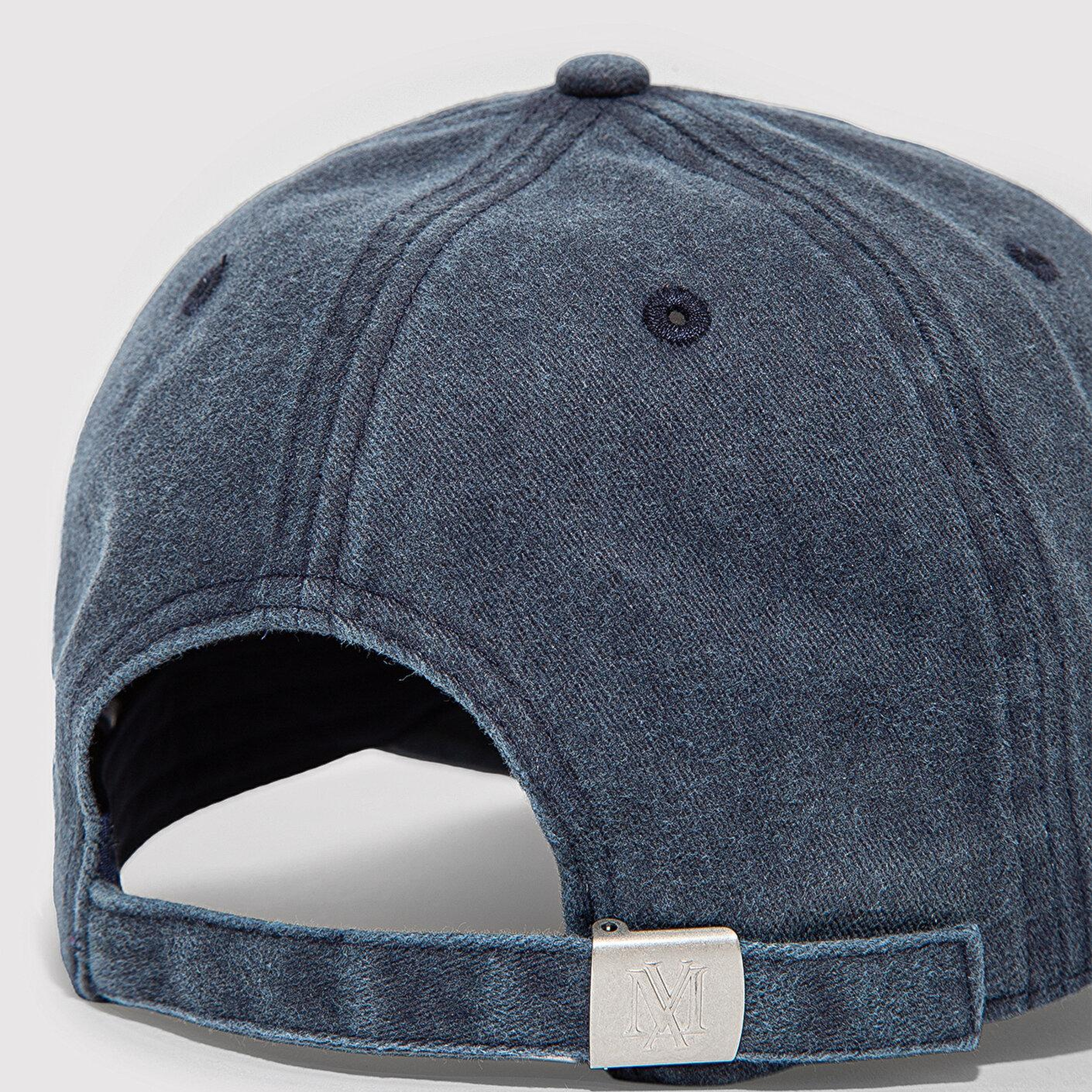 Mavi M Logo Detaylı Mavi Şapka 0911156-70834