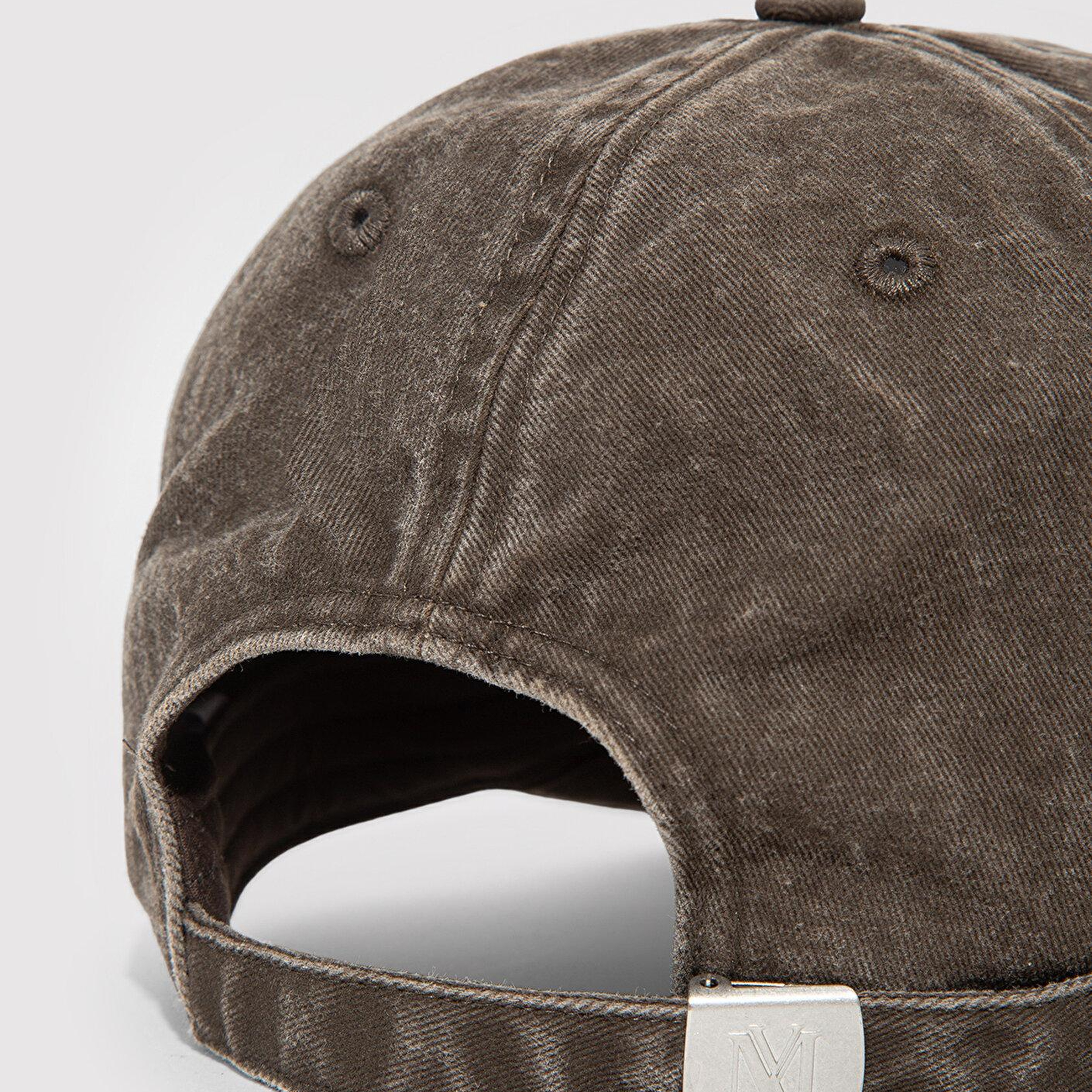 Mavi Nakışlı Kahverengi Şapka 0911884-29871