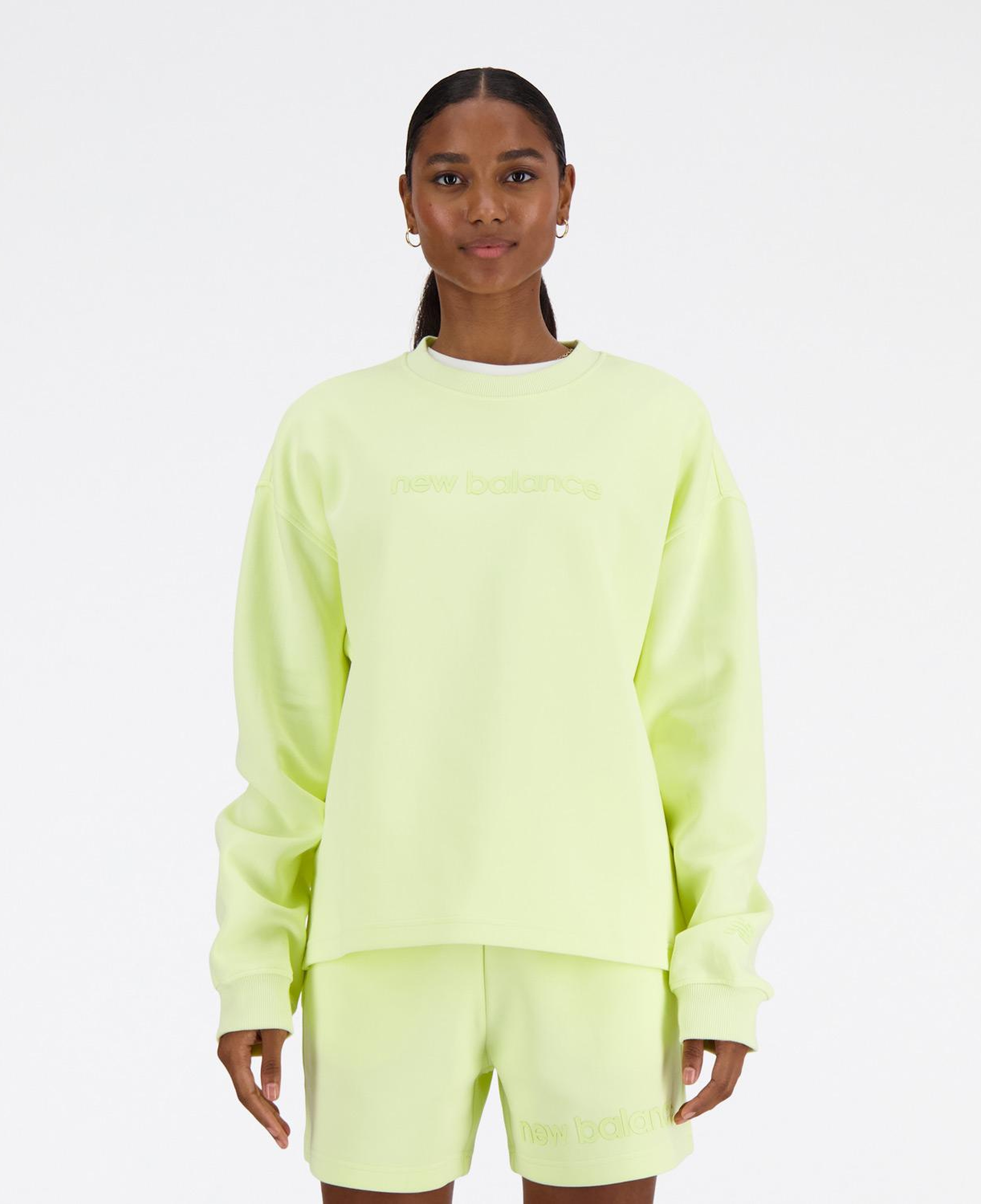 New Balance Hyper Density Triple Knit Crew Kadın Sweatshirt
