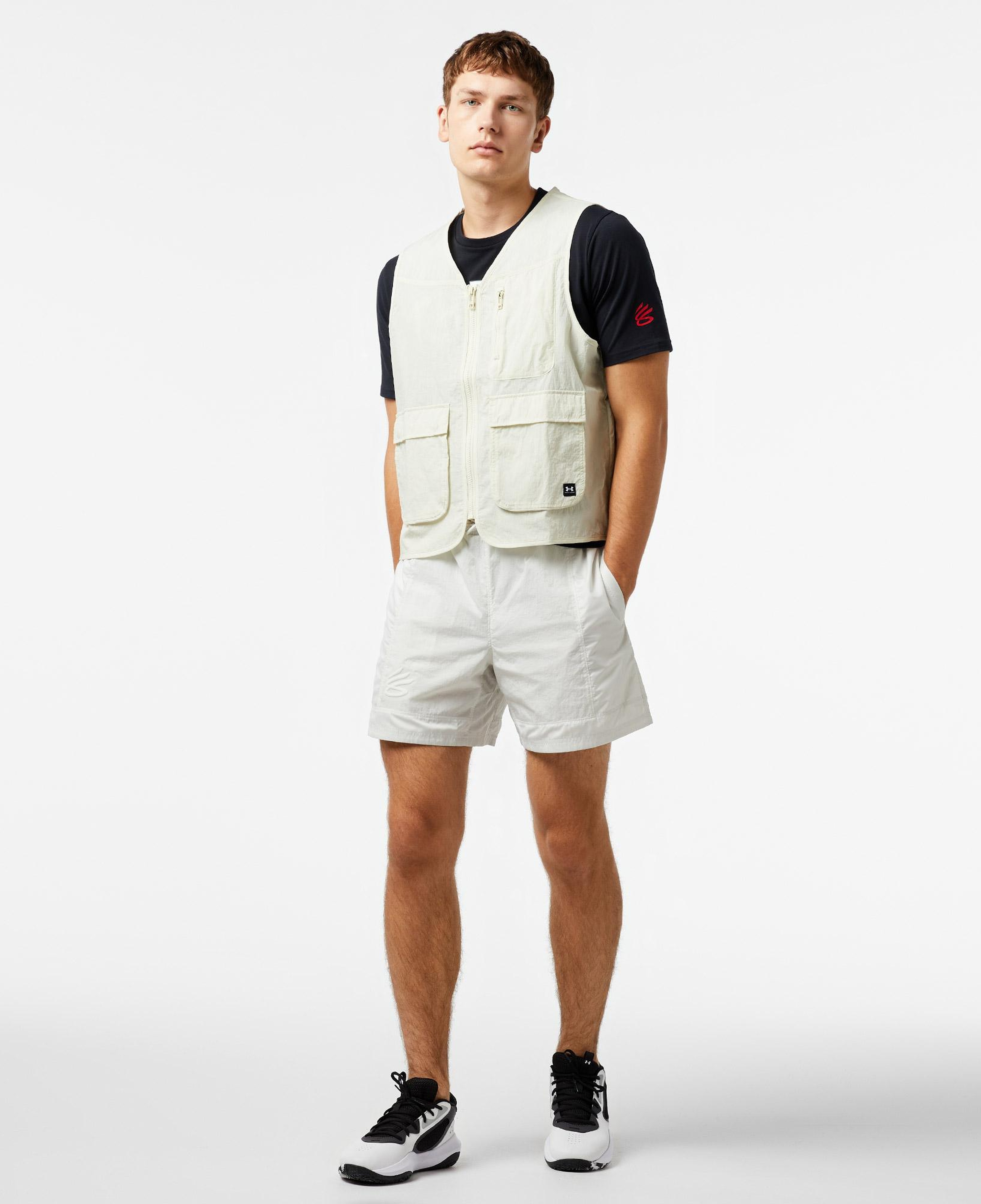 Under Armour Legacy Crinkle Vest Erkek Bej Yelek