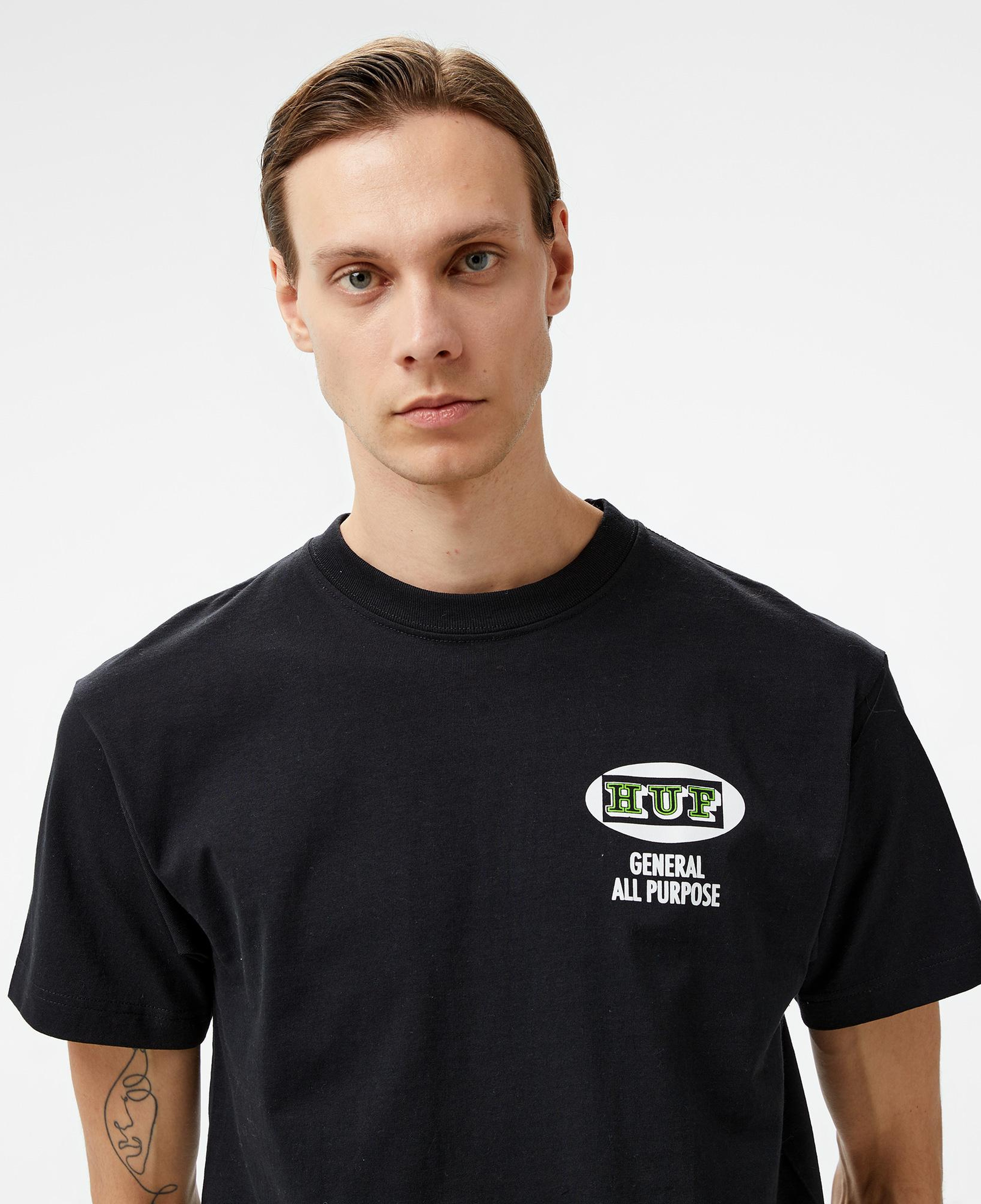 HUF All Purpose Erkek Siyah Tişört