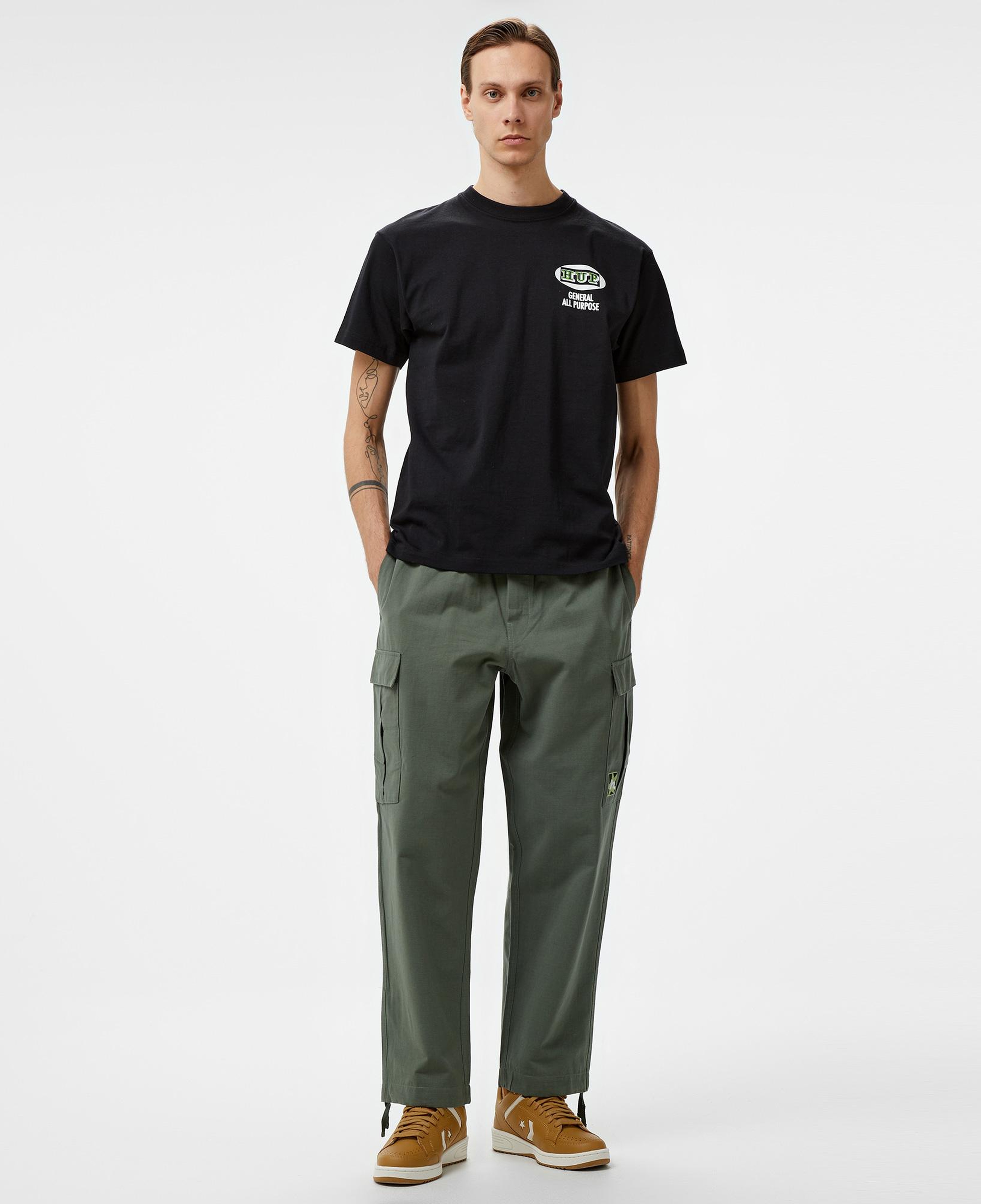 HUF All Purpose Erkek Siyah Tişört