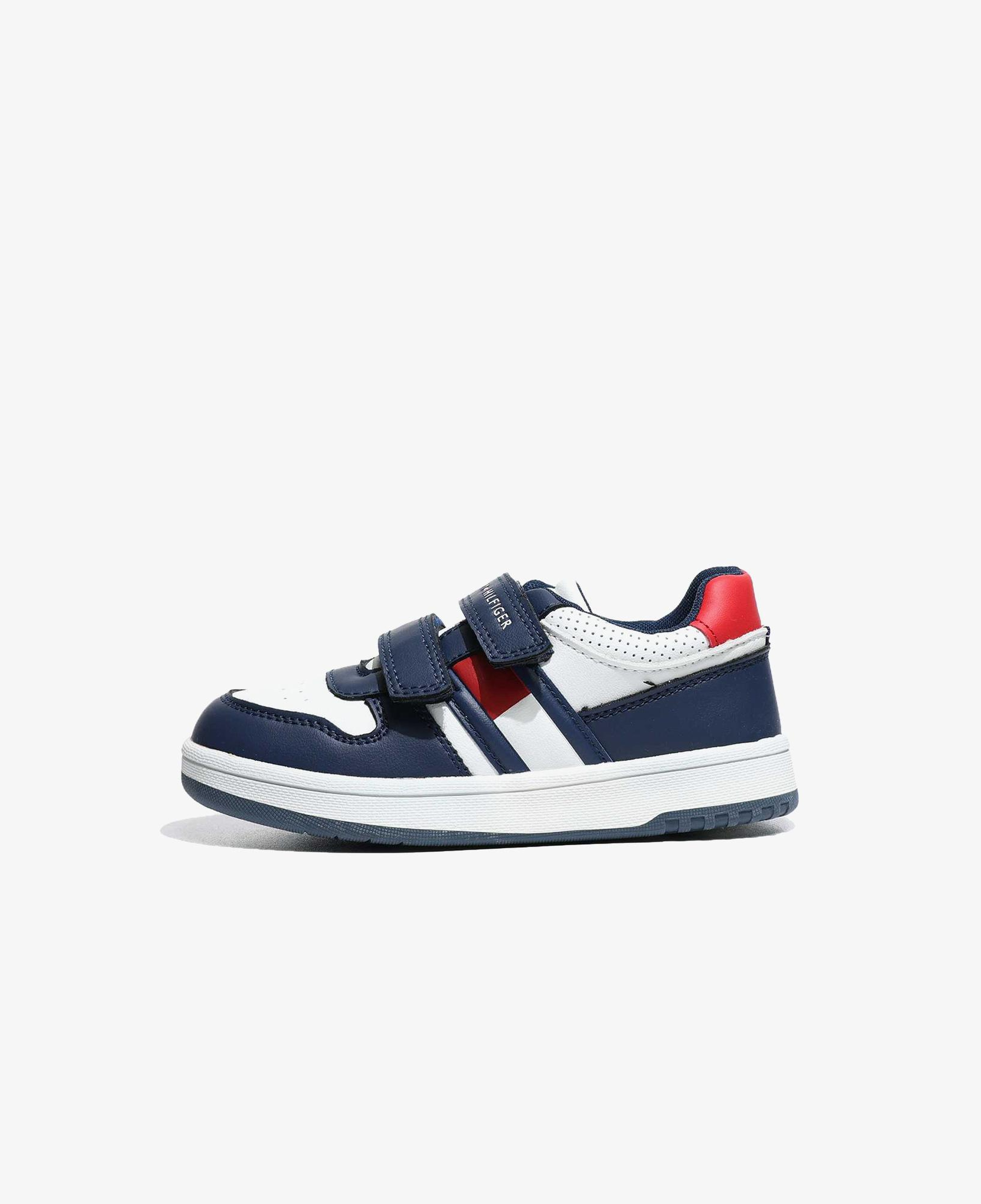 Tommy Hilfiger Flag and Hook Loop Bebek Lacivert Spor Ayakkabı