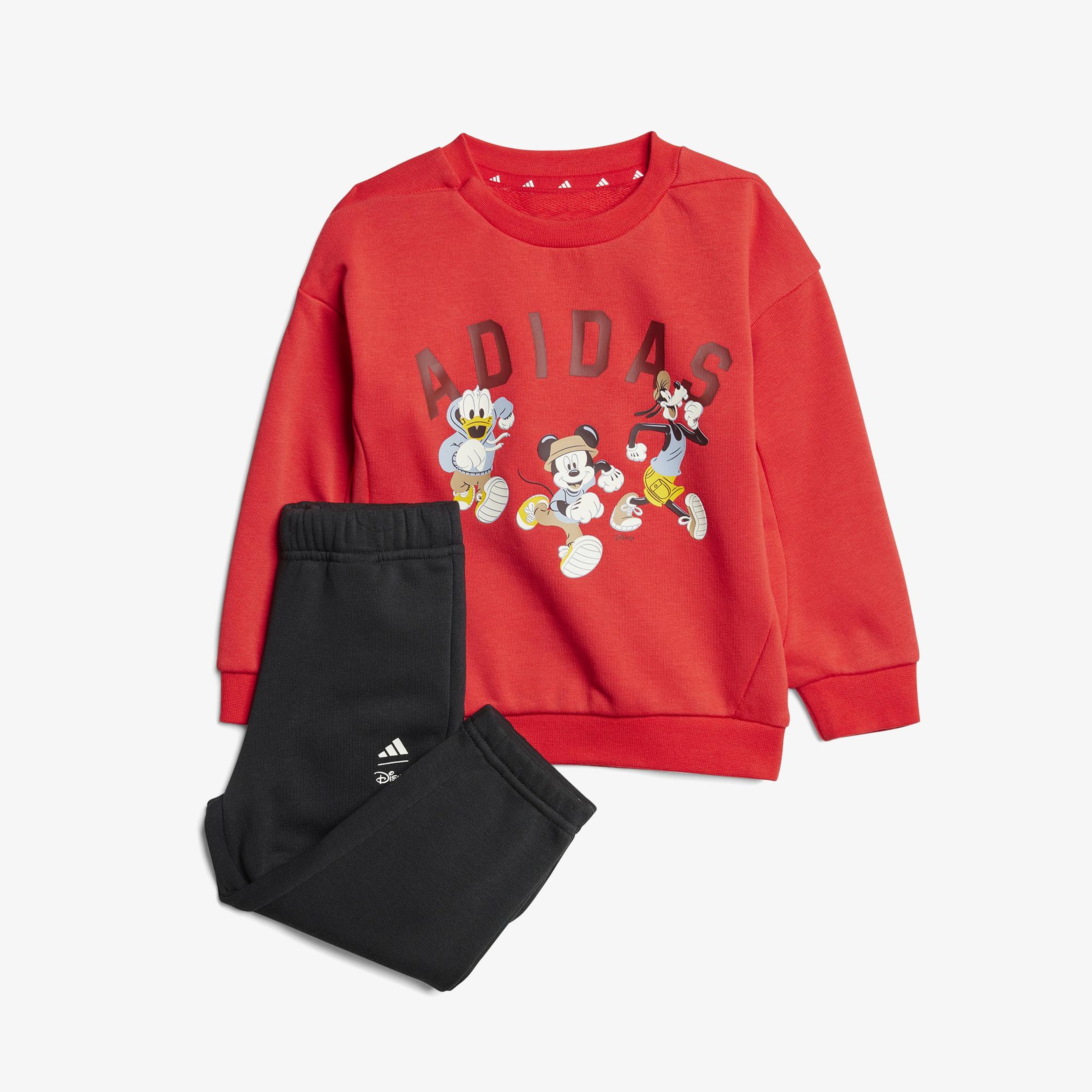 adidas Disney Mickey Mouse Kırmızı Bebek Eşofman Takımı
