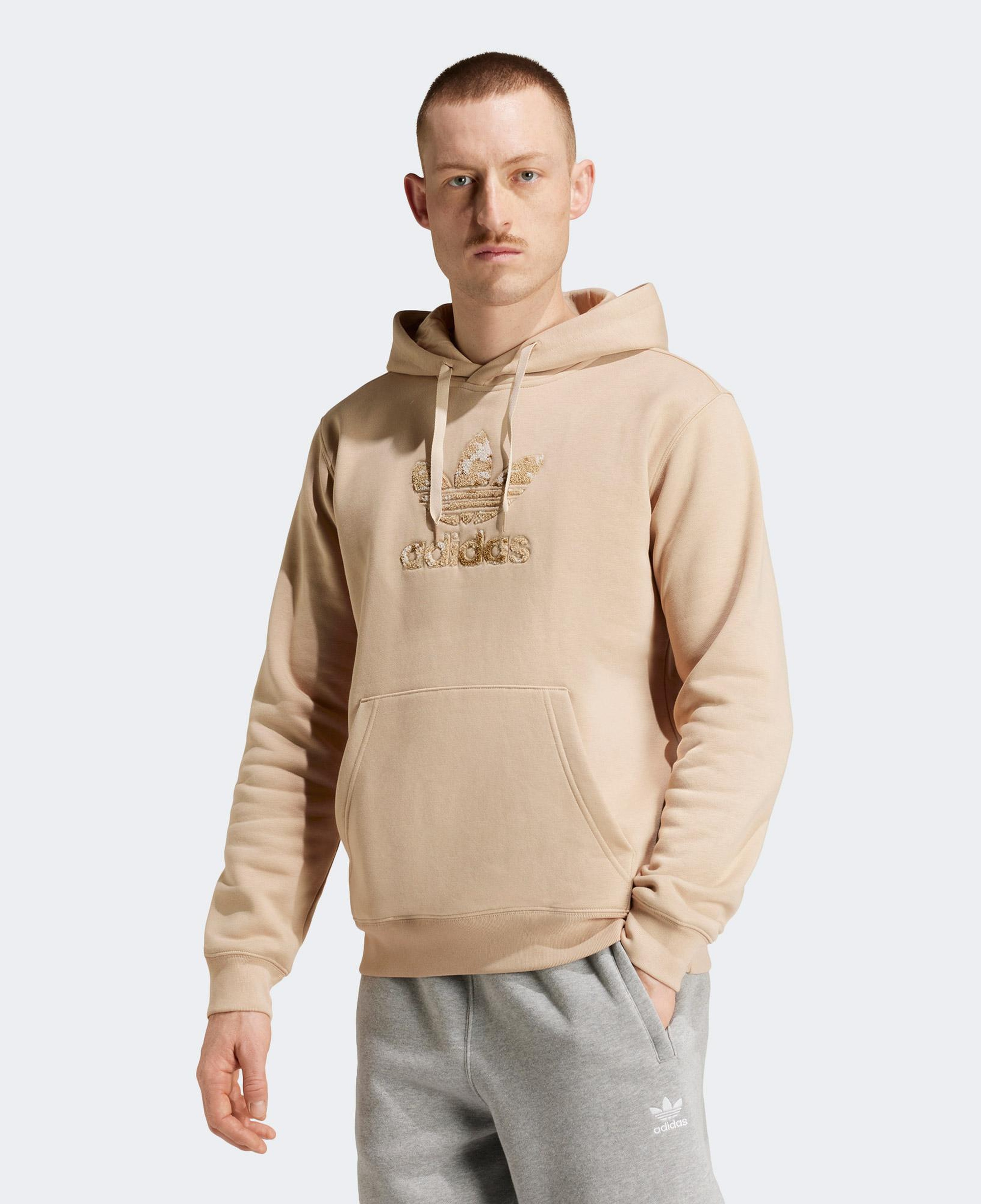 adidas Camo Erkek Bej Hoodie