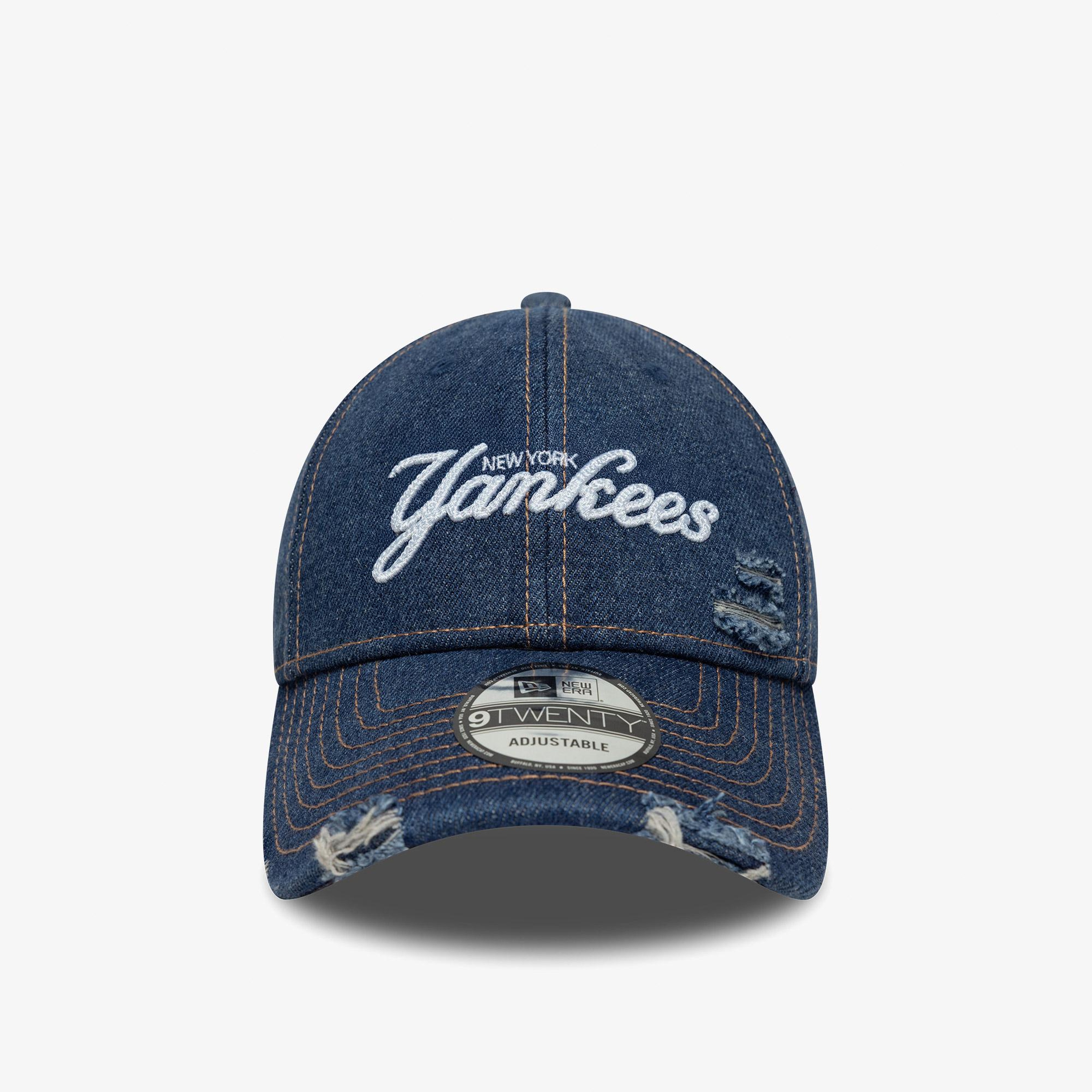 New Era Denim Distress 9Twenty Neyyan Unisex Lacivert Şapka