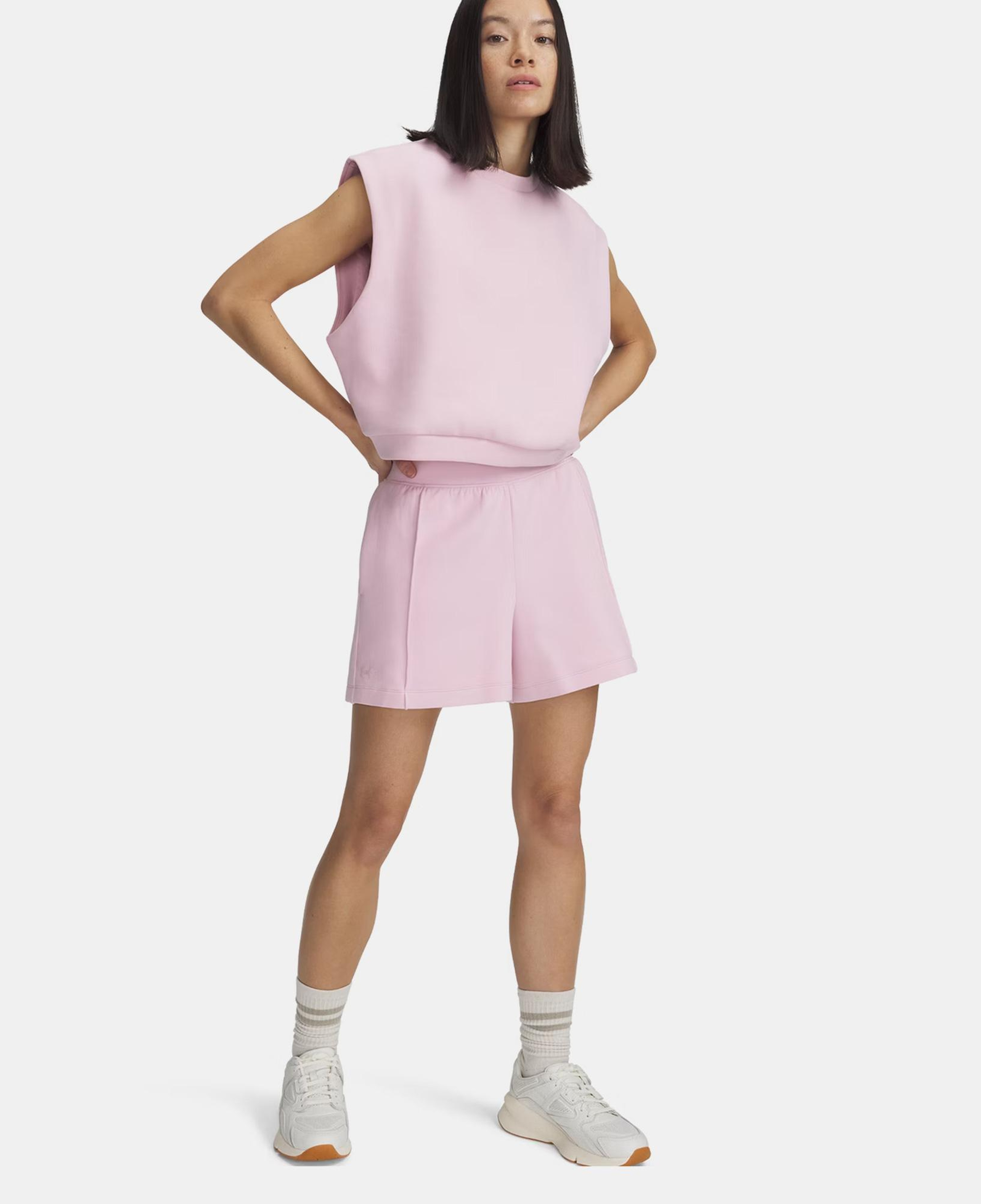 Under Armour Unstoppable Fleece Kadın Pembe Şort