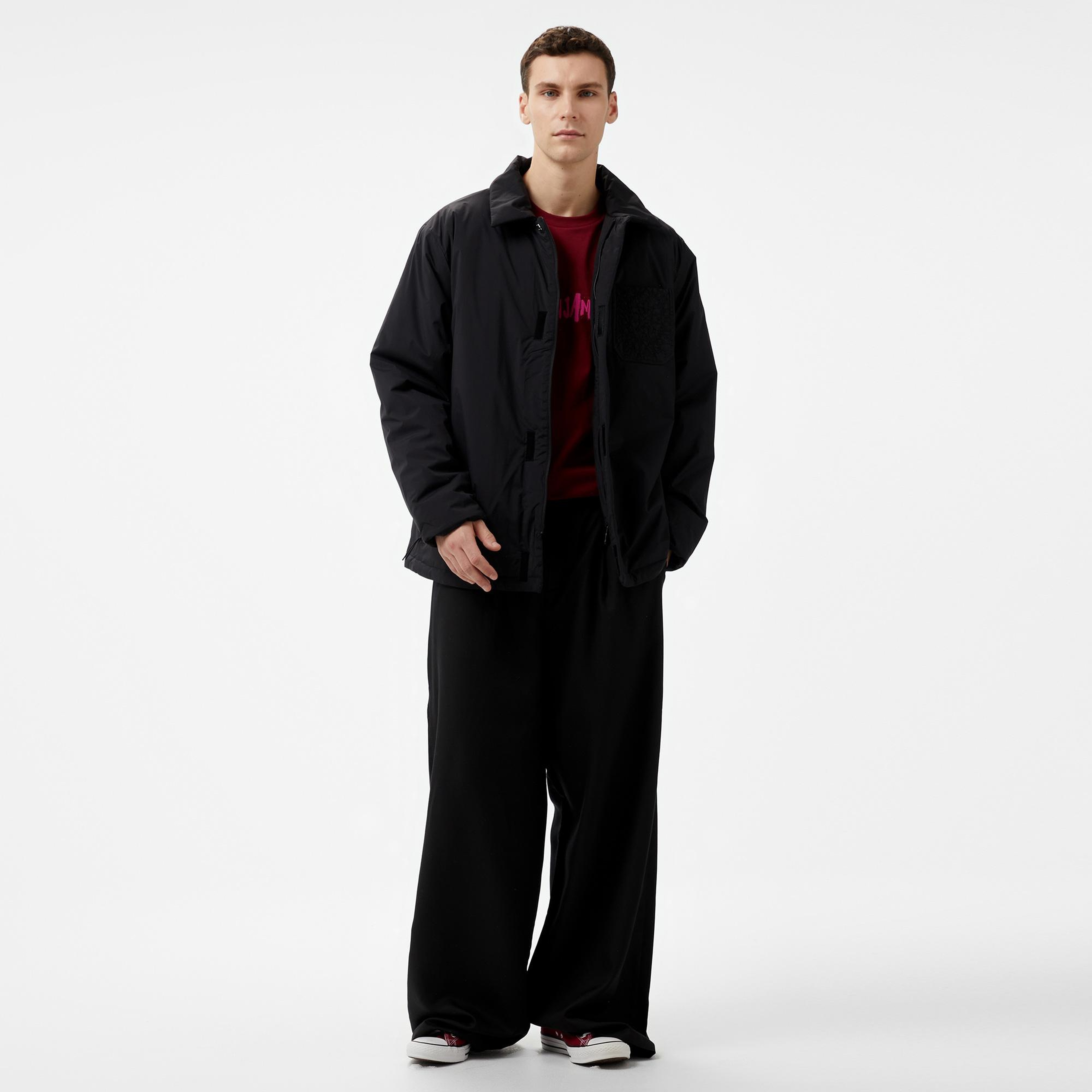 Les Benjamins Puffer 408 Erkek Siyah Ceket