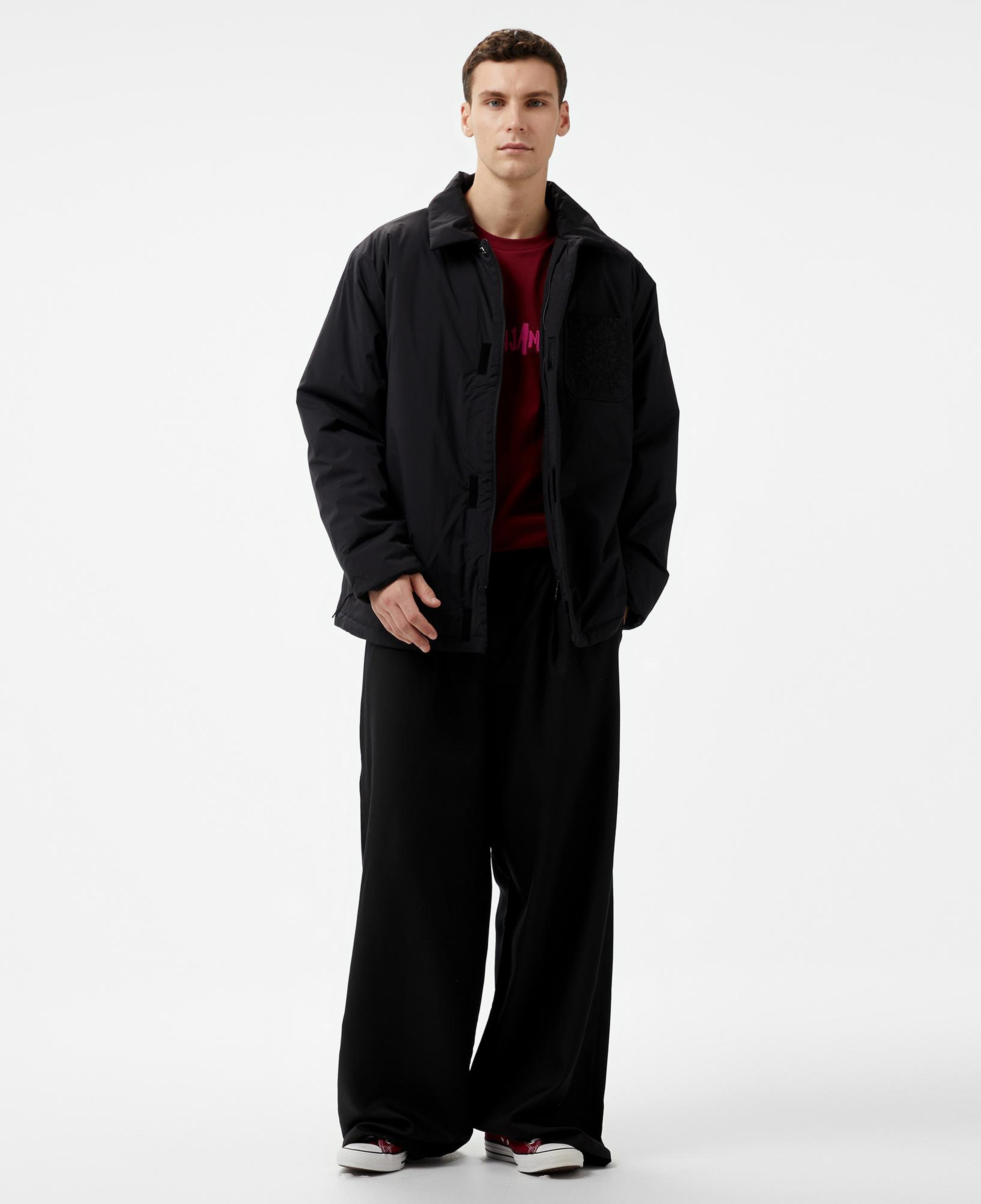 Les Benjamins Puffer 408 Erkek Siyah Ceket