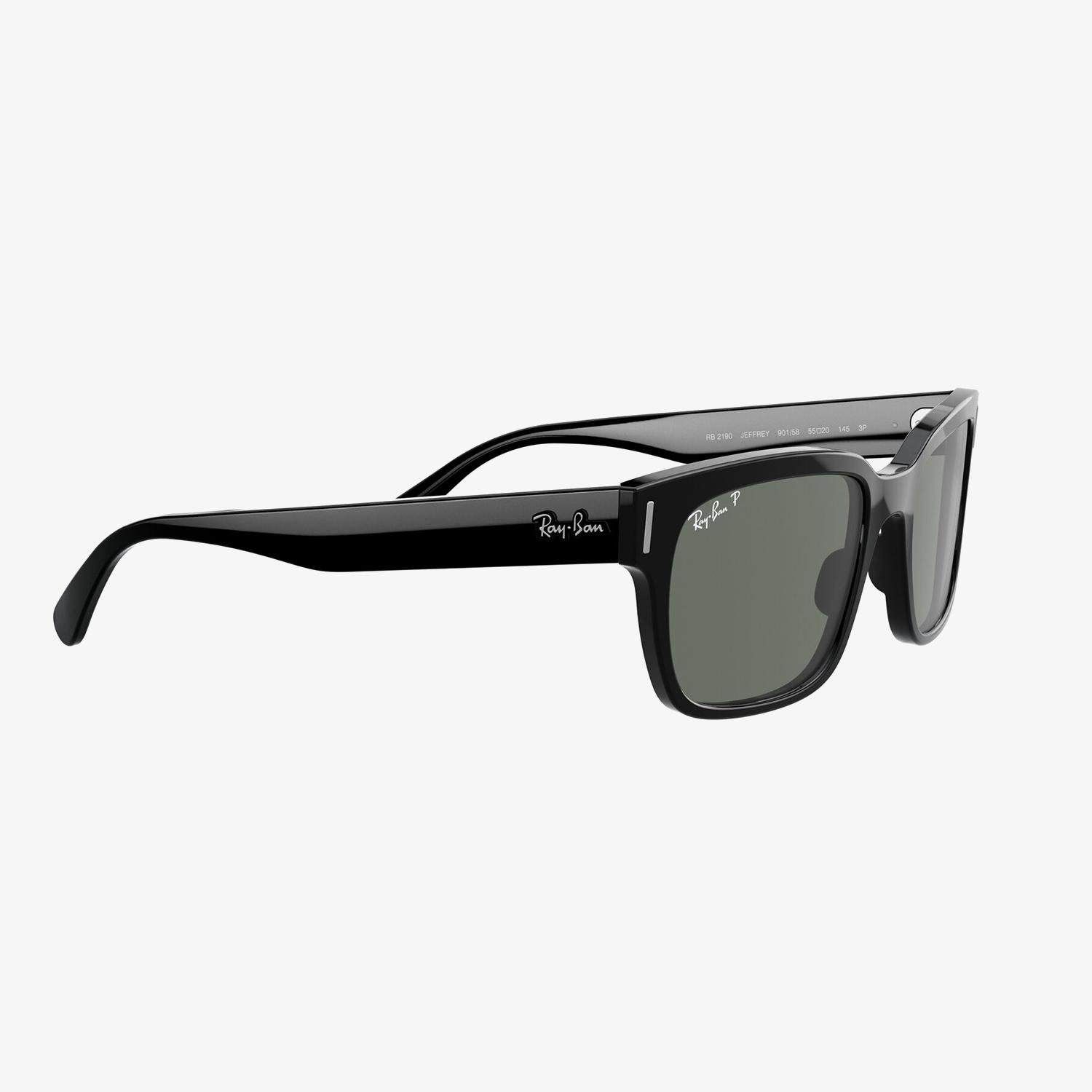 RAY-BAN 0RB2190 Jeffrey Erkek Siyah Güneş Gözlüğü