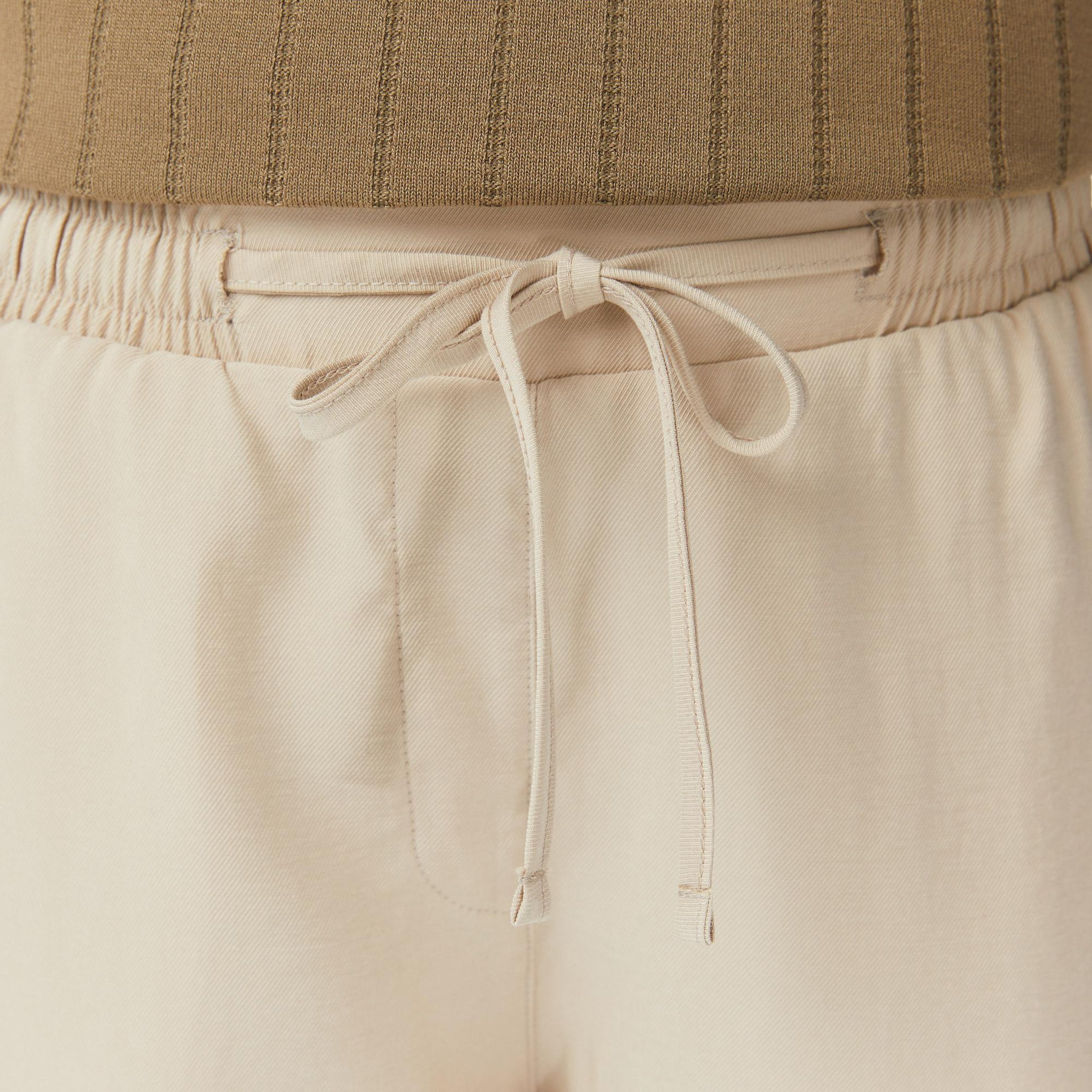 Nautica Kadın Bej Regular Fit Pantolon