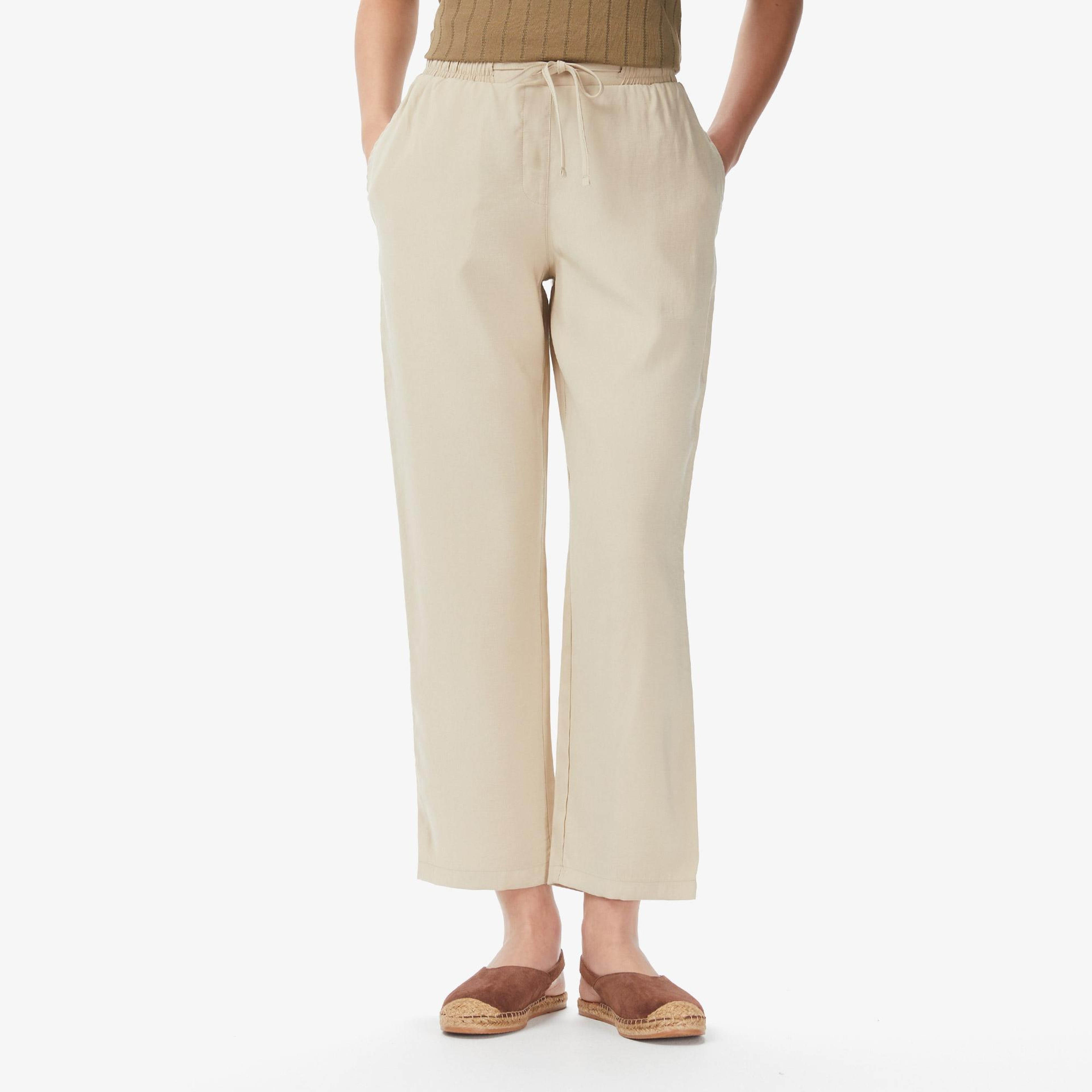 Nautica Kadın Bej Regular Fit Pantolon