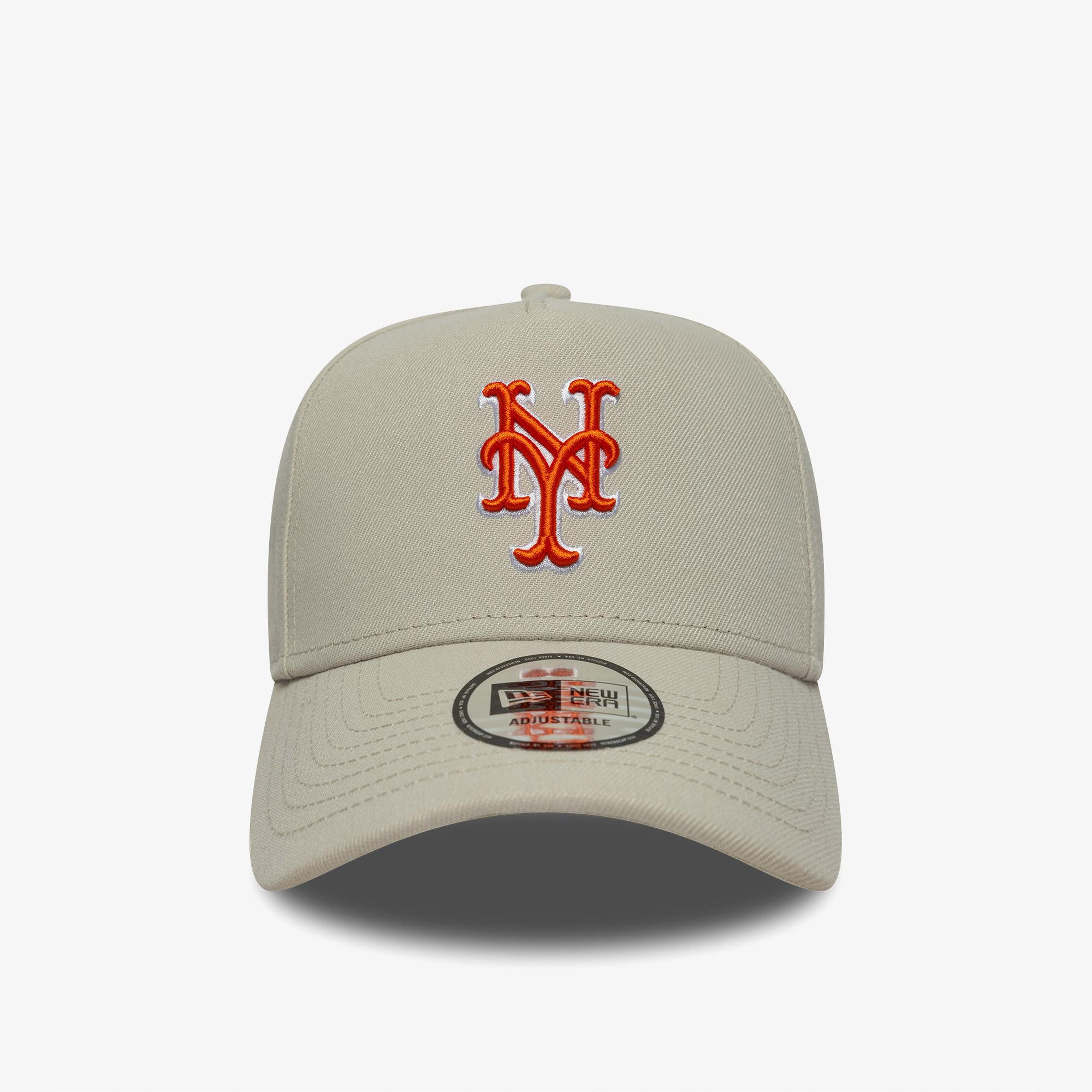 New Era Outline Script Eframe Unisex Bej Şapka