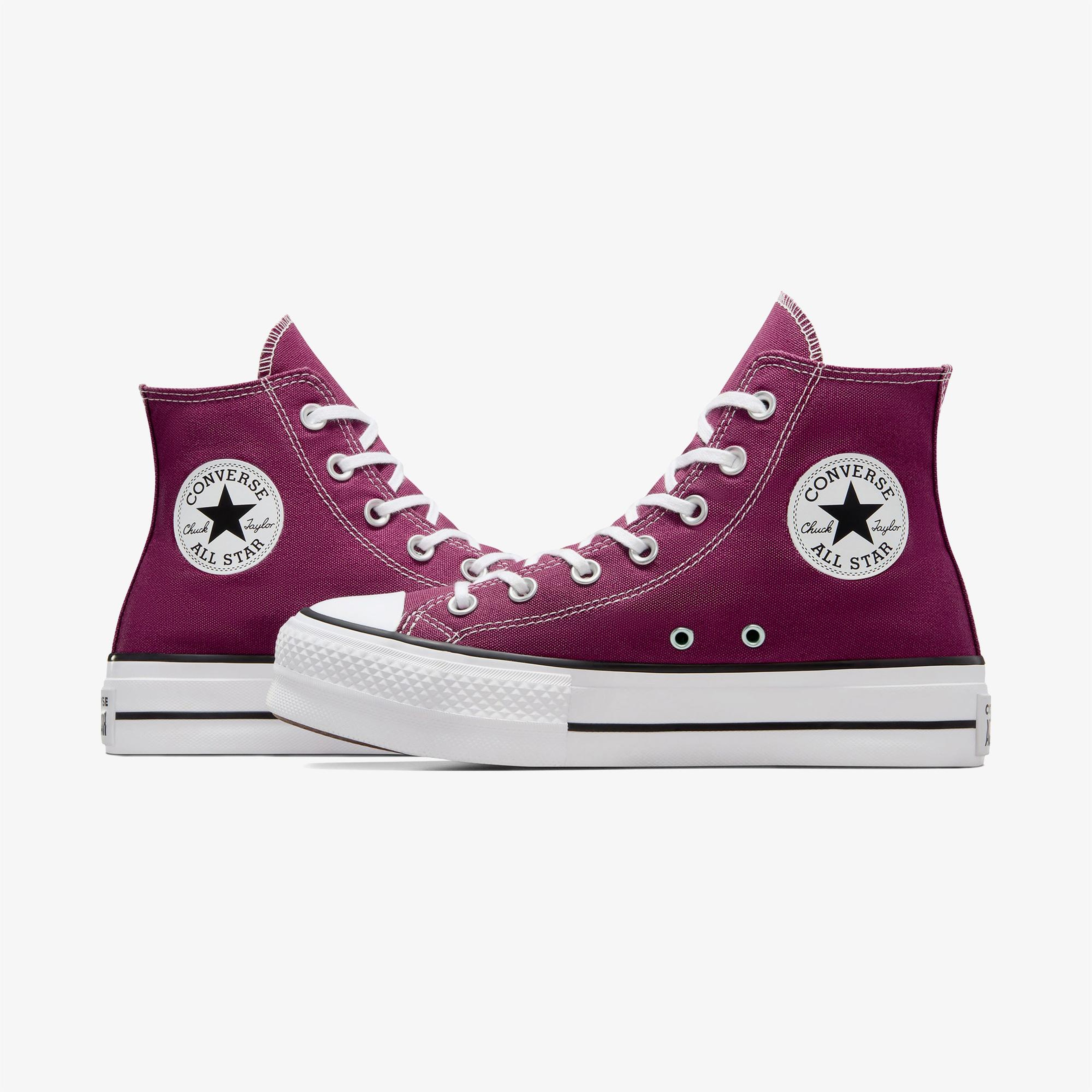 Converse Chuck Taylor All Star Lift Kadın Bordo Sneaker