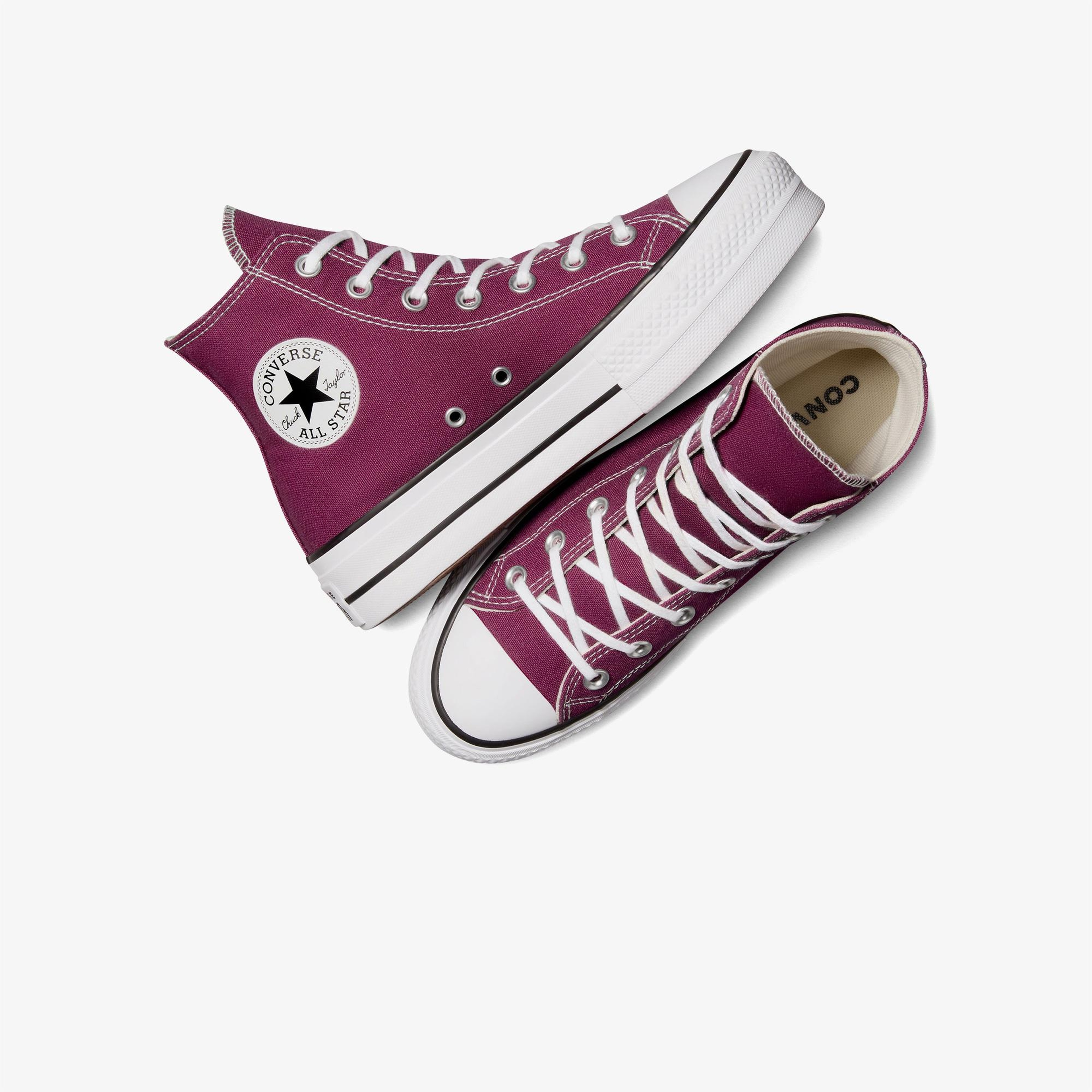 Converse Chuck Taylor All Star Lift Kadın Bordo Sneaker