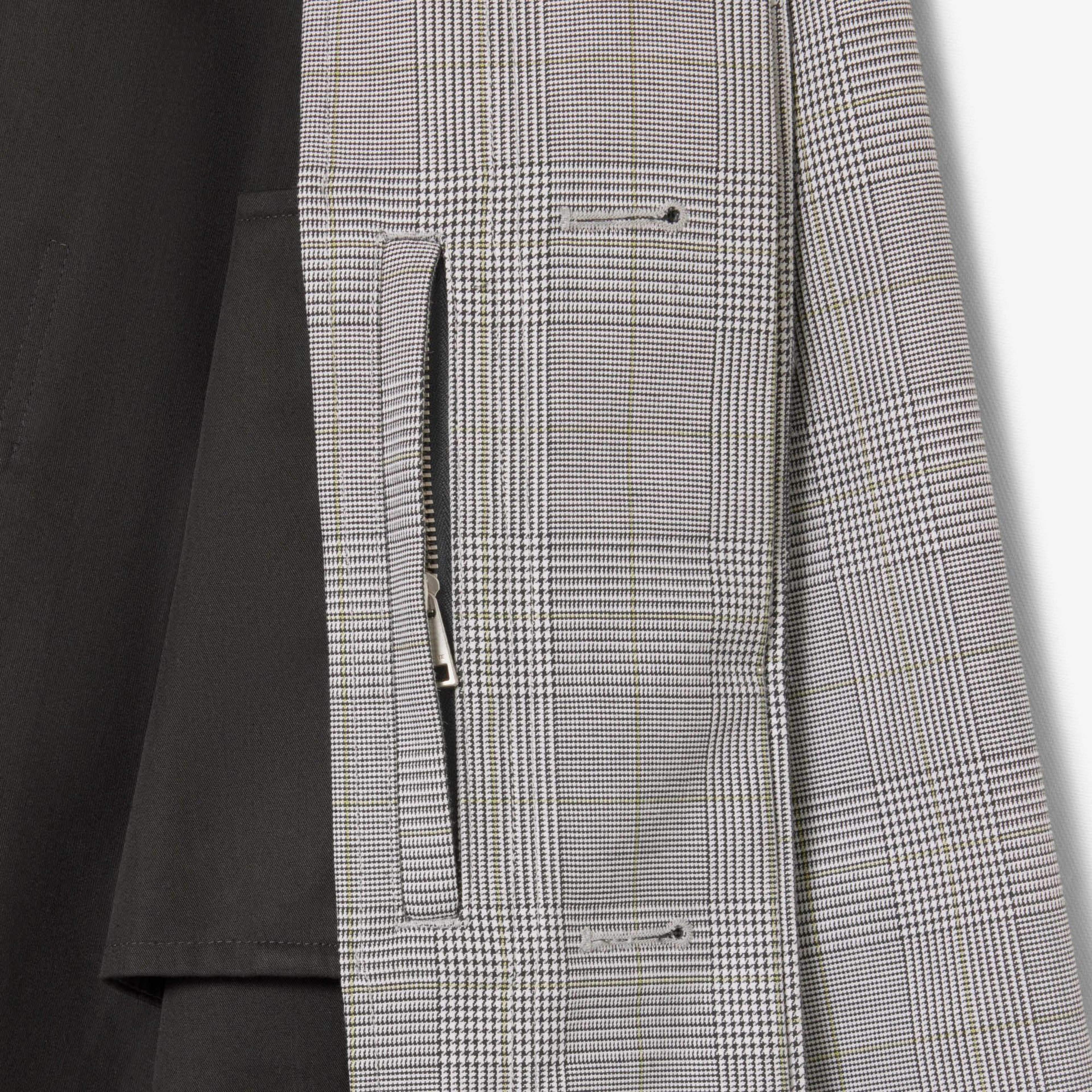Lacoste Erkek Classic Fit Gömlek Yaka Ekose Beyaz Trençkot