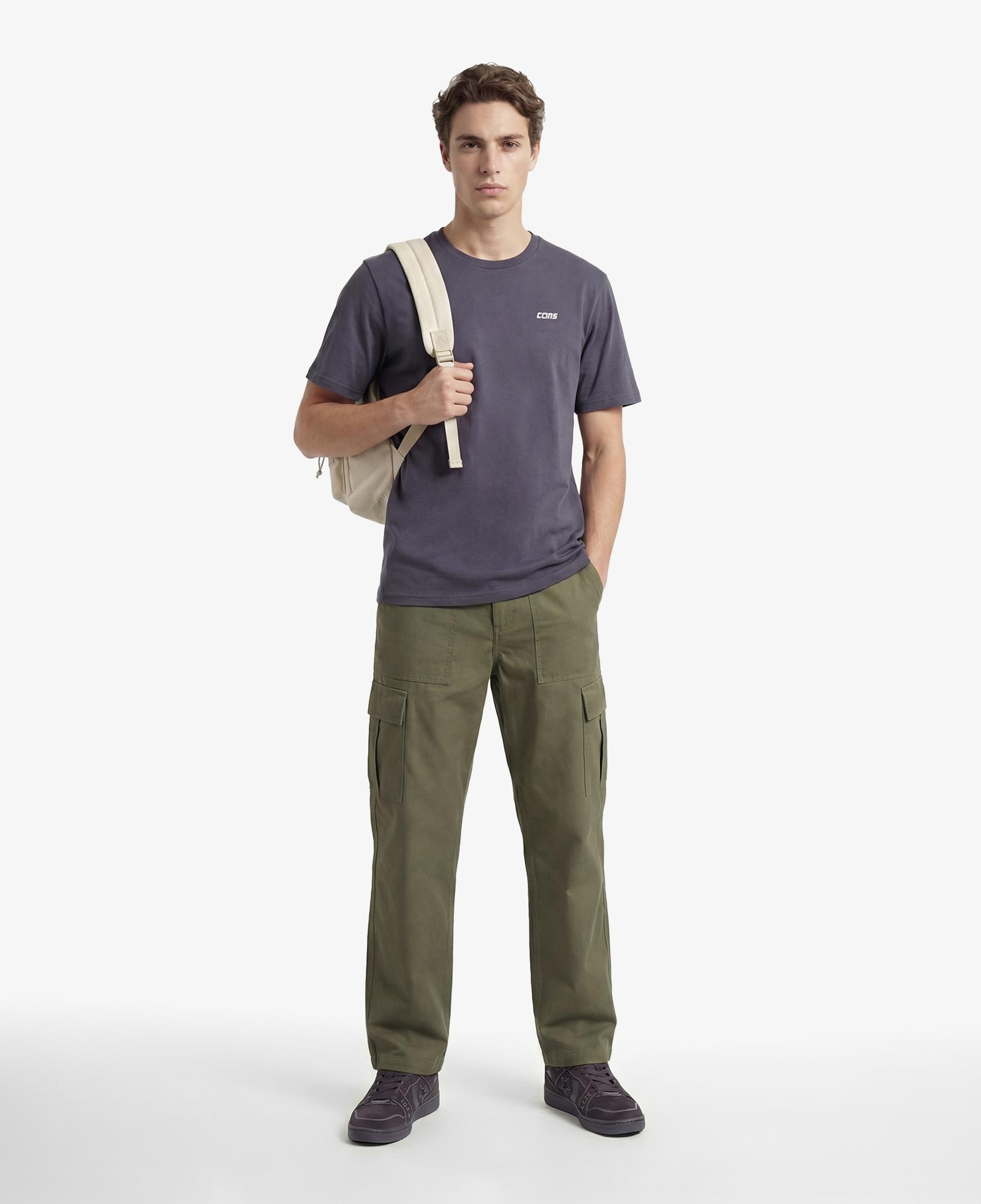 Converse CONS Erkek Mor T-Shirt