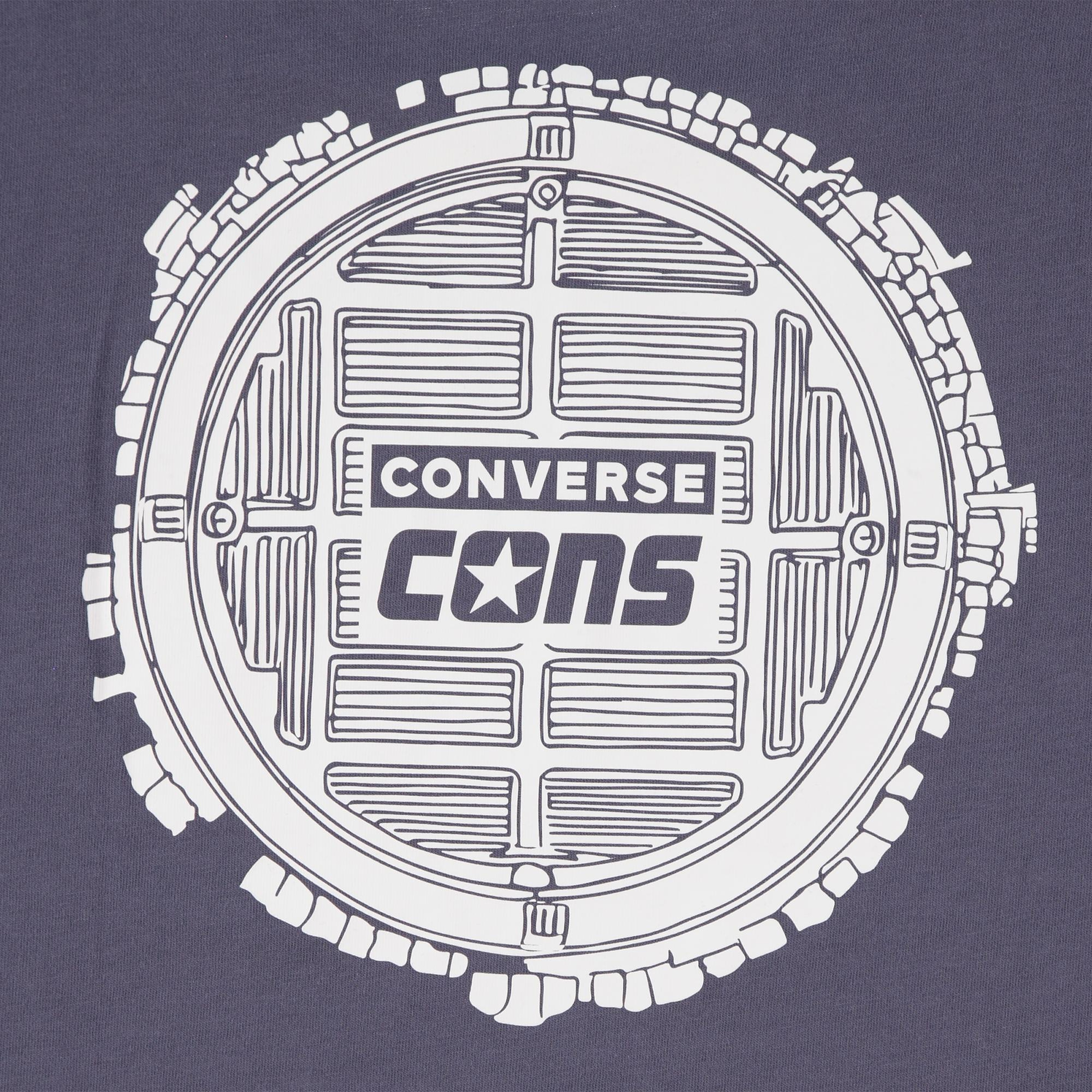 Converse CONS Erkek Mor T-Shirt