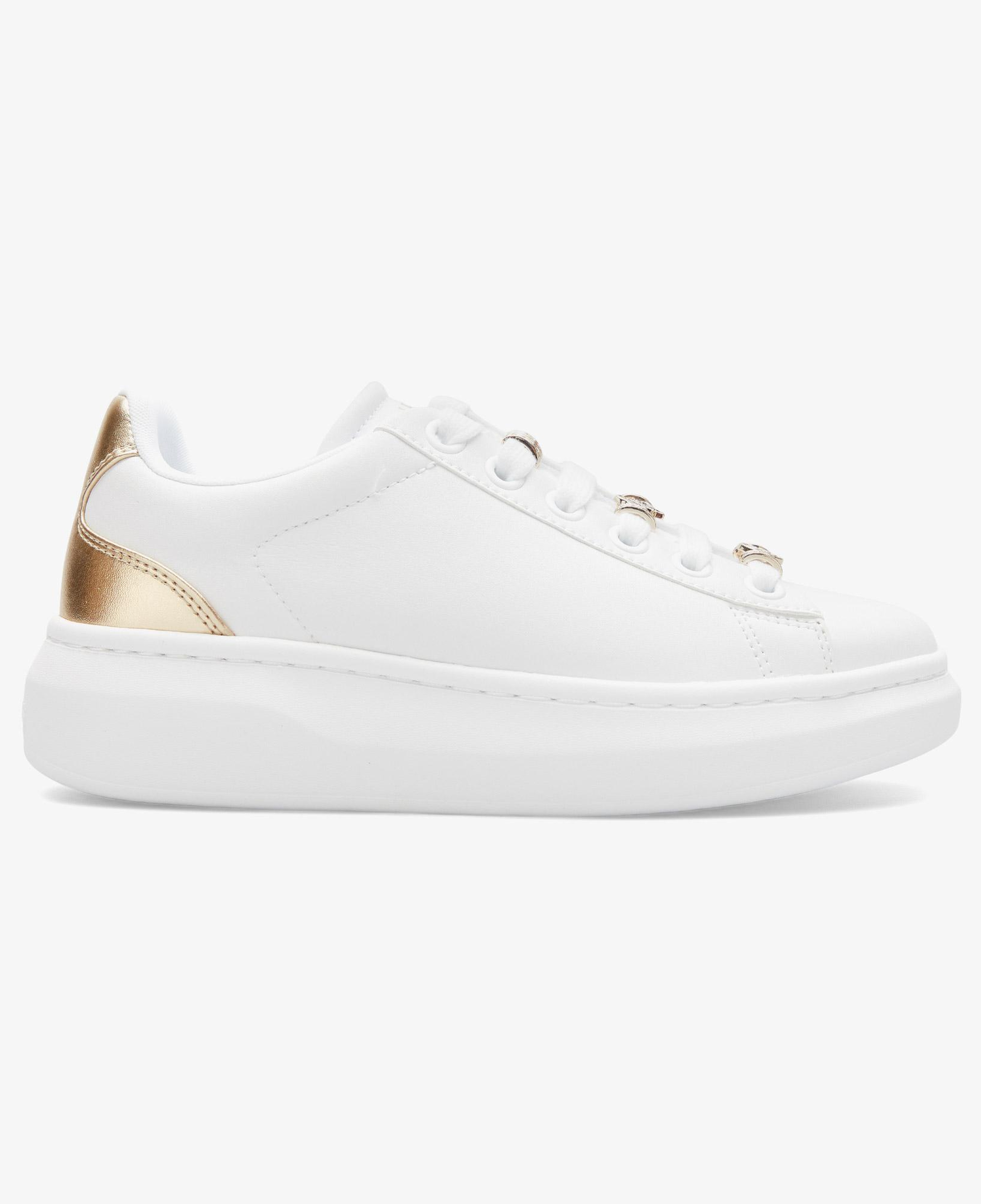 Guess Fionia Kadın Beyaz/Altın Sneaker