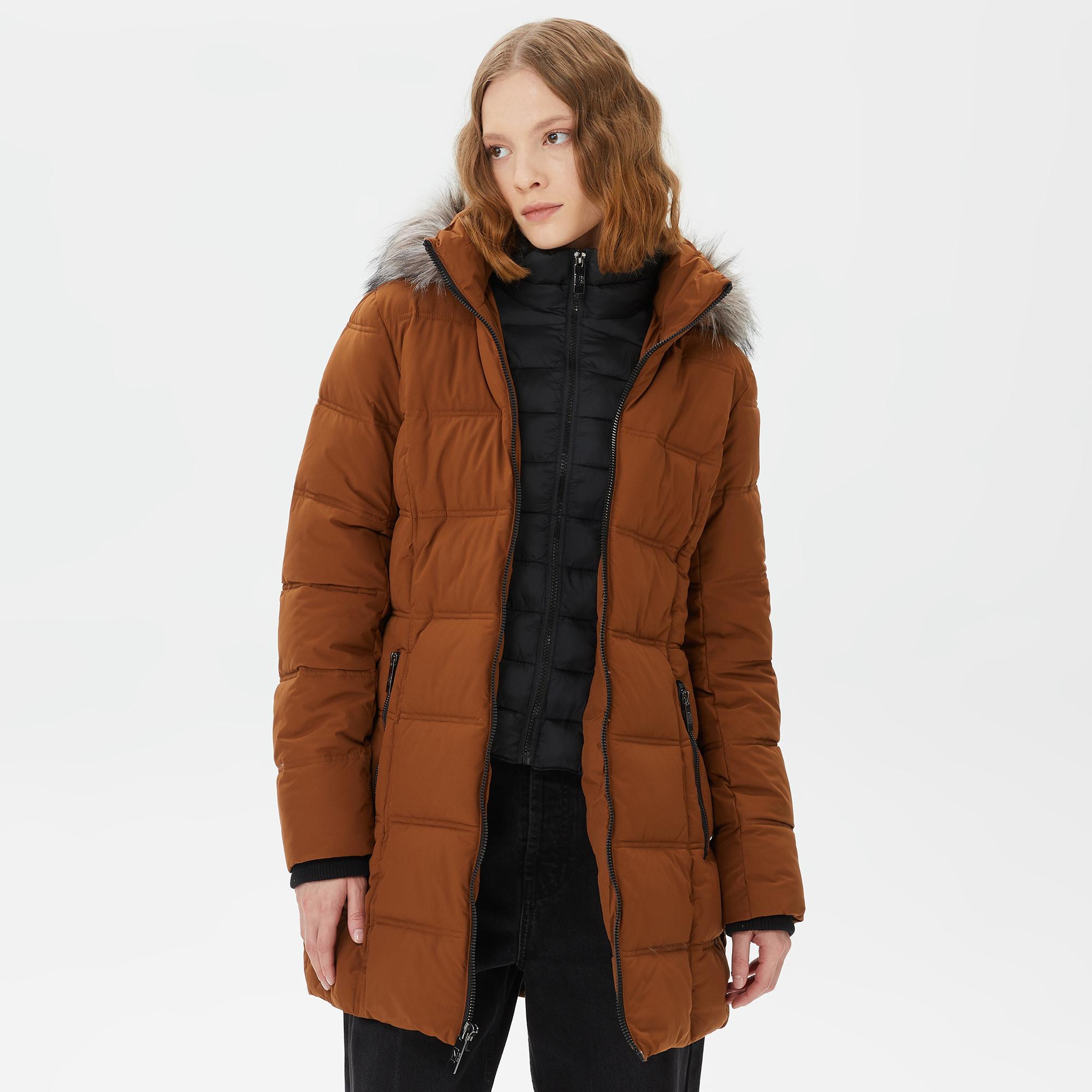 Nautica Kadın Kahverengi Mont