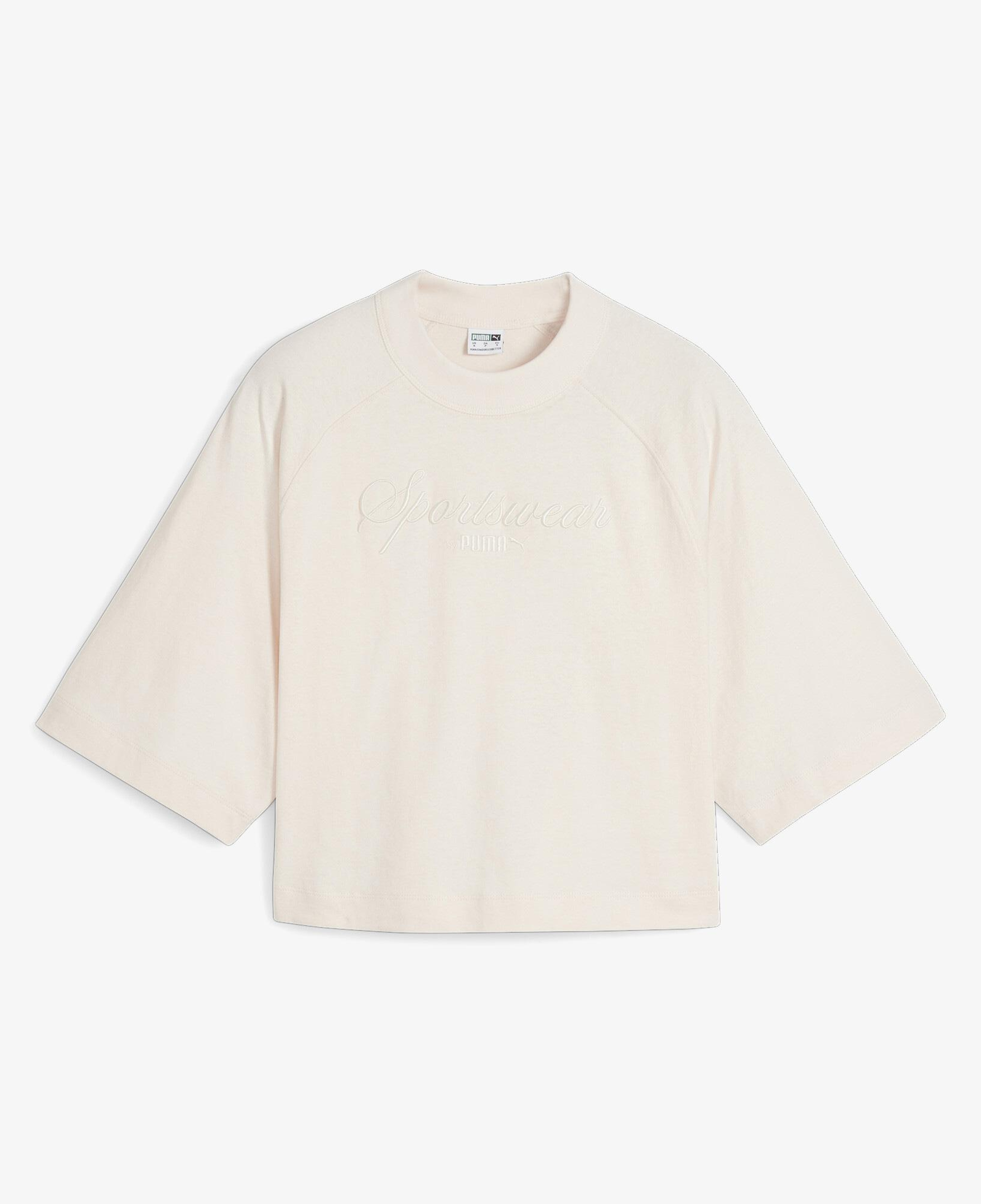 Puma Classics+ Oversized Kadın Pembe T-Shirt