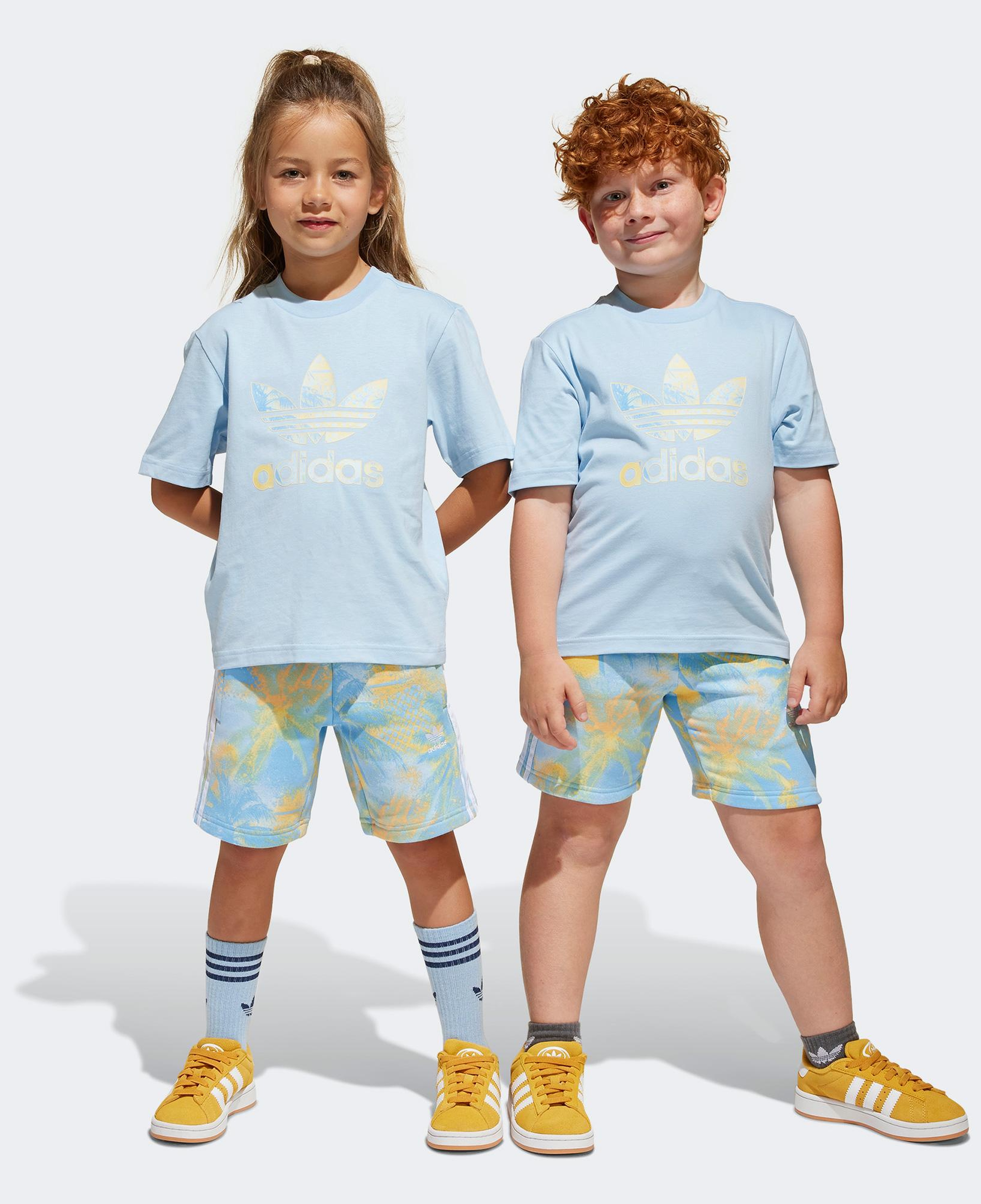 adidas Originals Çocuk Mavi Şort Takım
