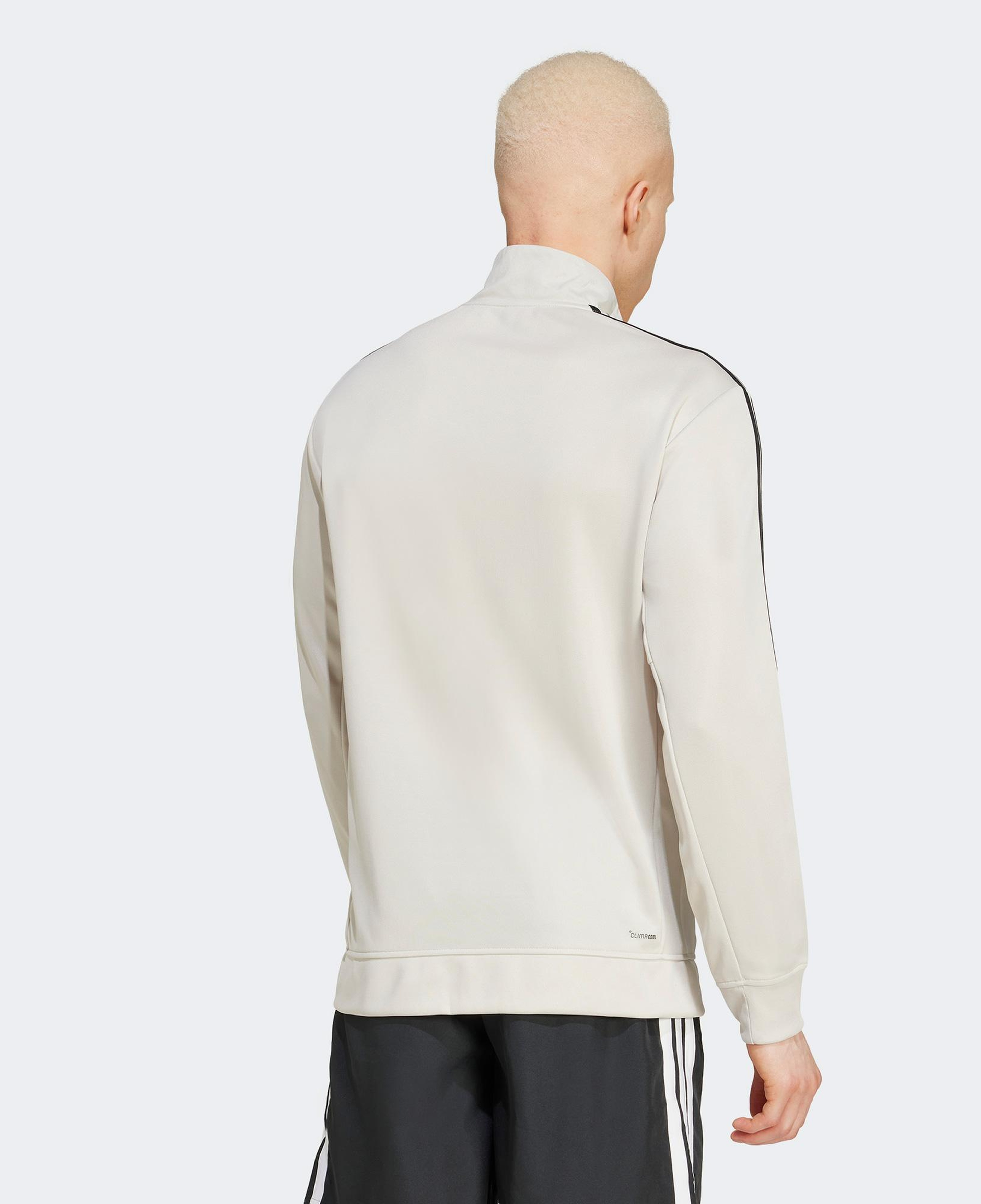 adidas Essentials 3 Stripes Erkek Gri Eşofman Üstü