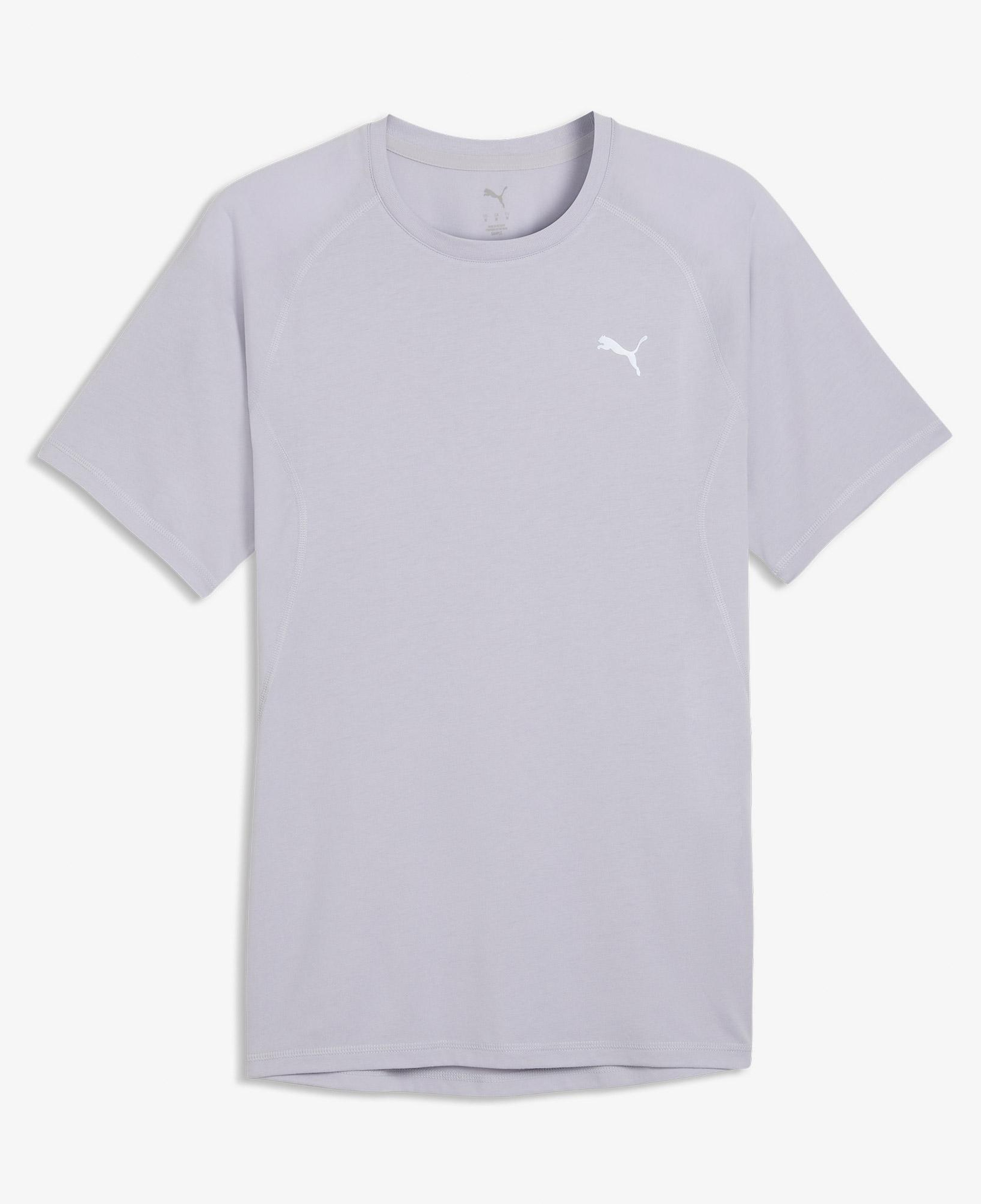 Puma Run Velocity TriBlend Erkek Gri Koşu T-Shirt