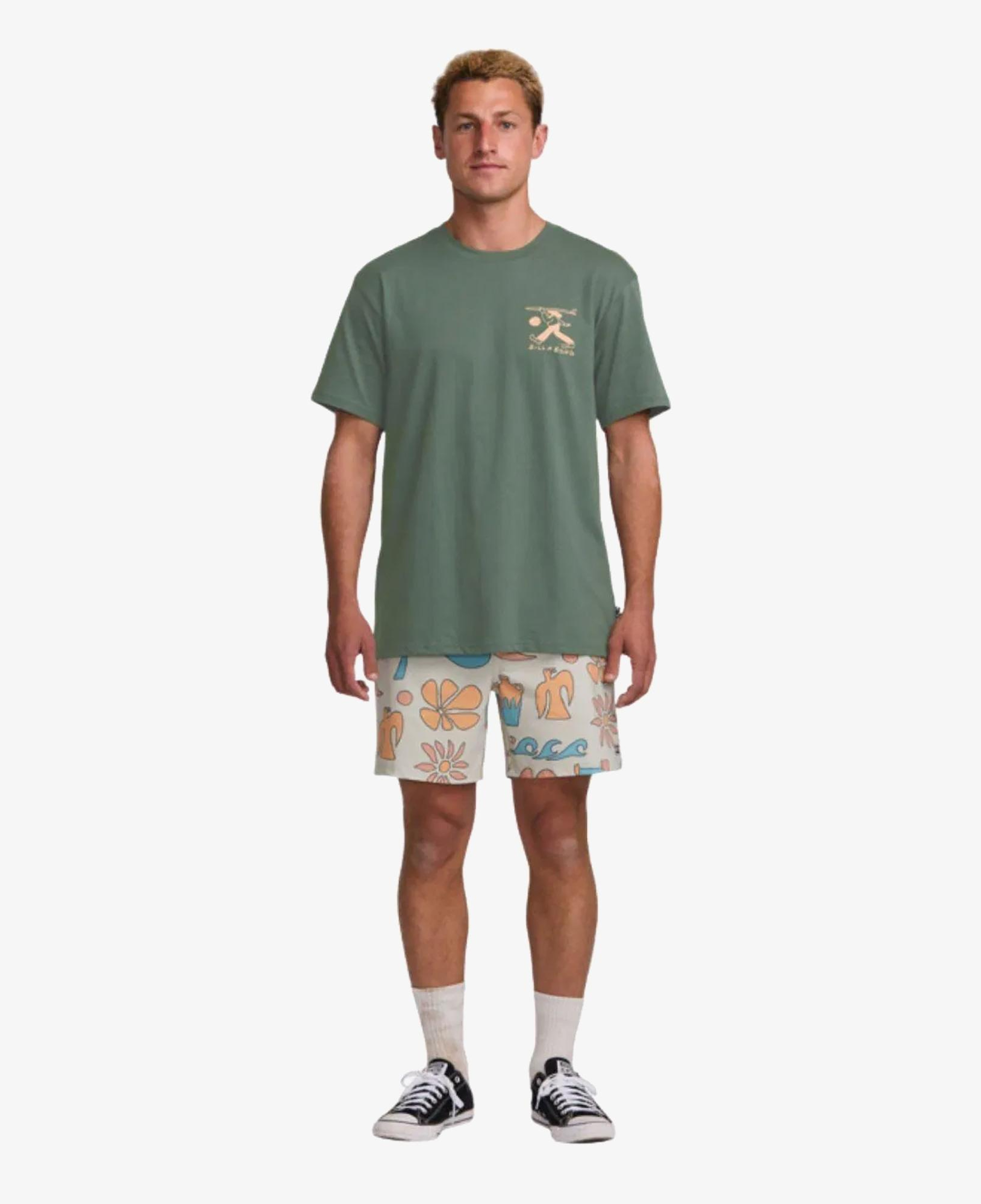 Billabong Together Premium SS Erkek Yeşil T-Shirt