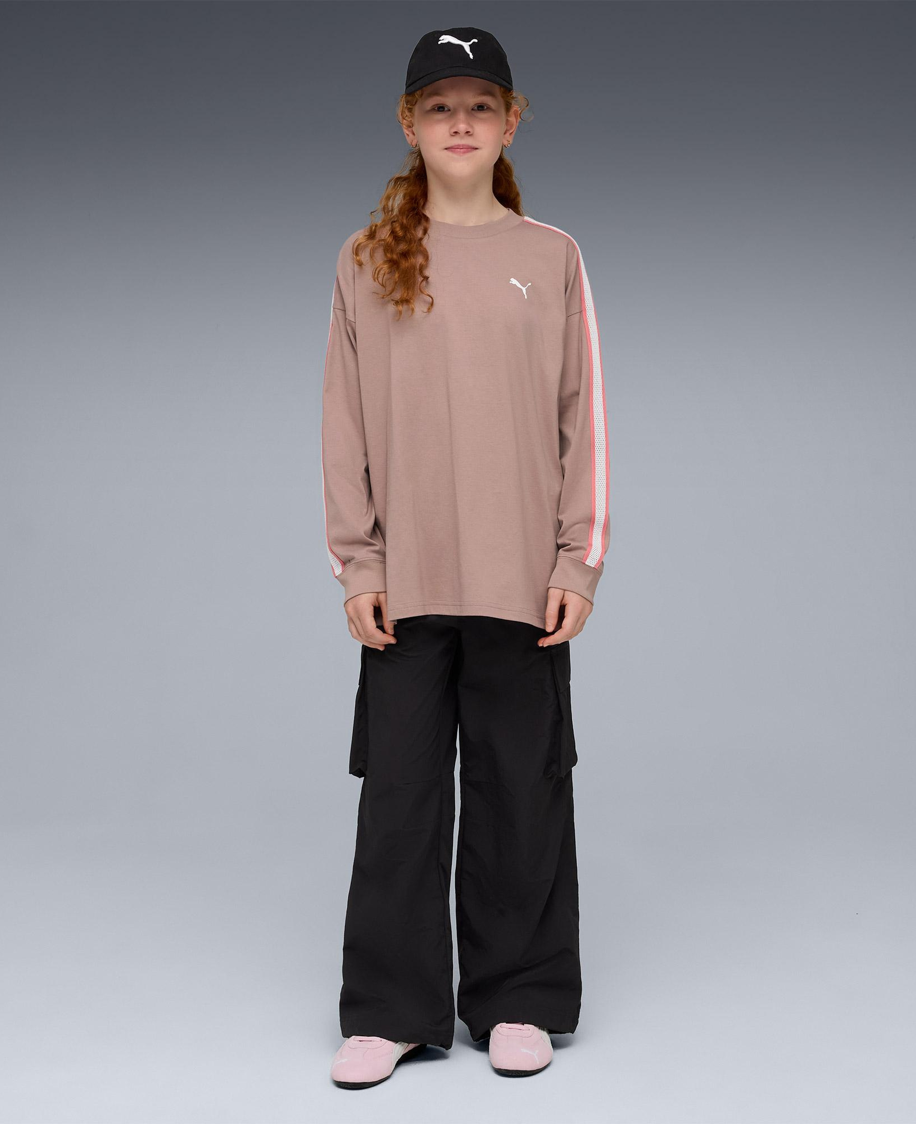 Puma Relaxed Woven Cargo Çocuk Siyah Pantolon
