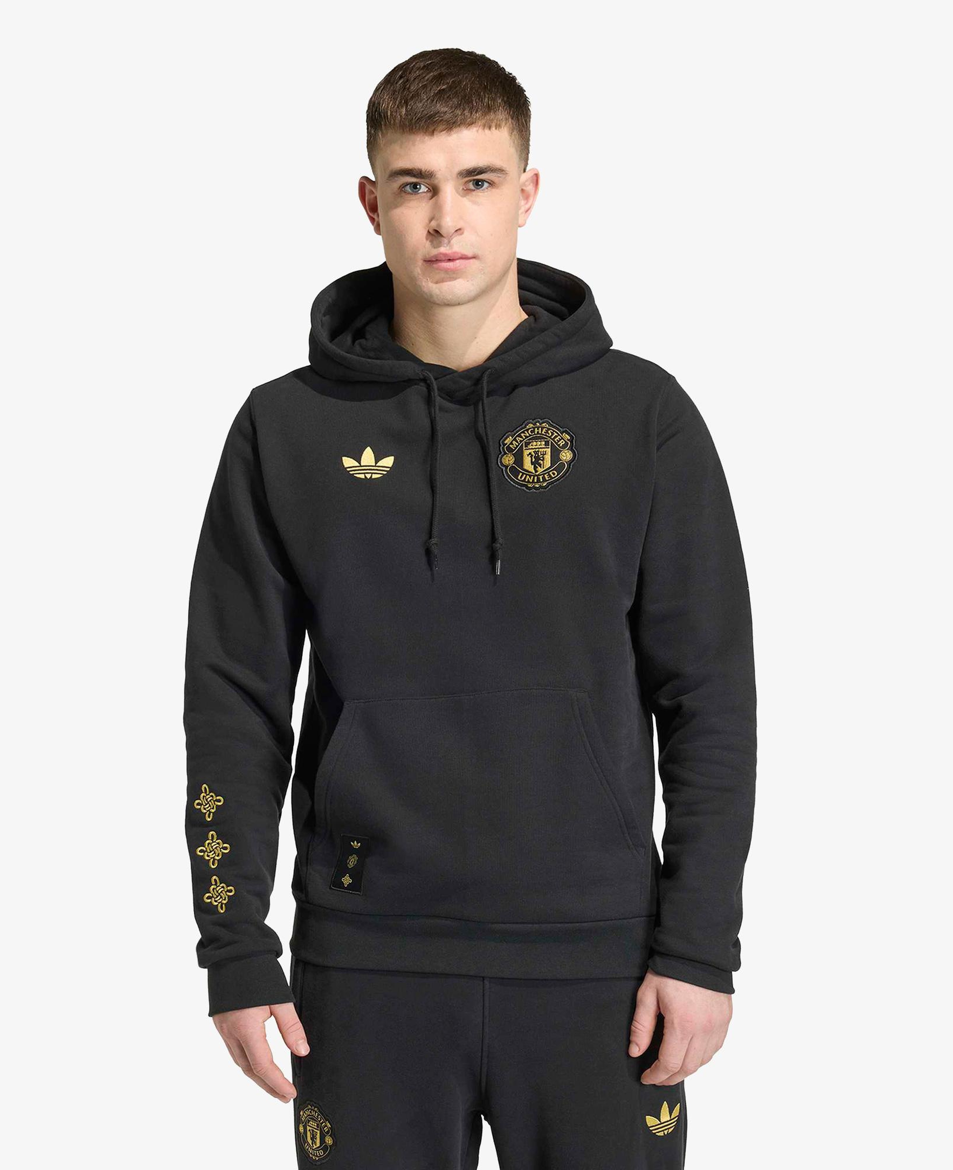adidas Manchester United FC Erkek Siyah Sweatshirt