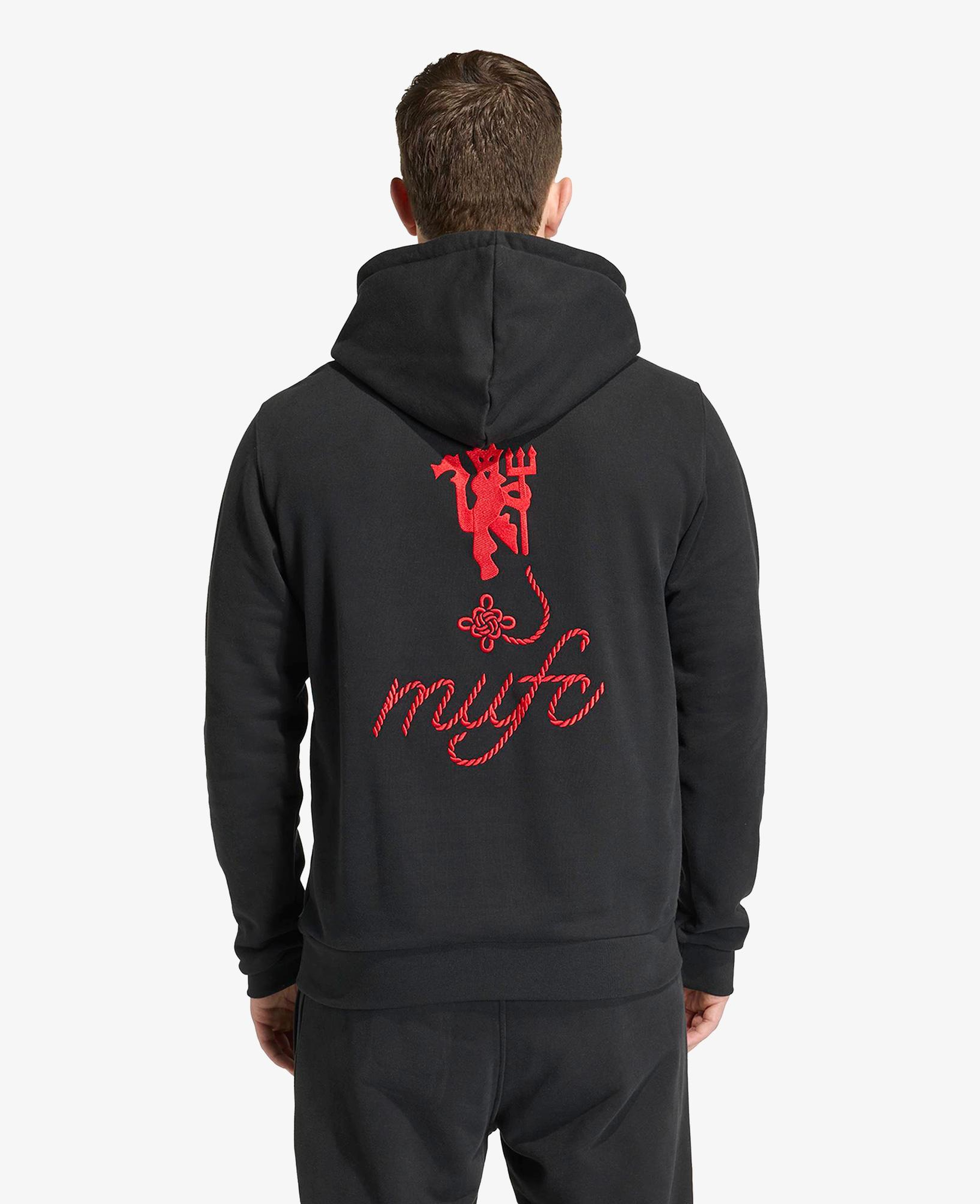 adidas Manchester United FC Erkek Siyah Sweatshirt