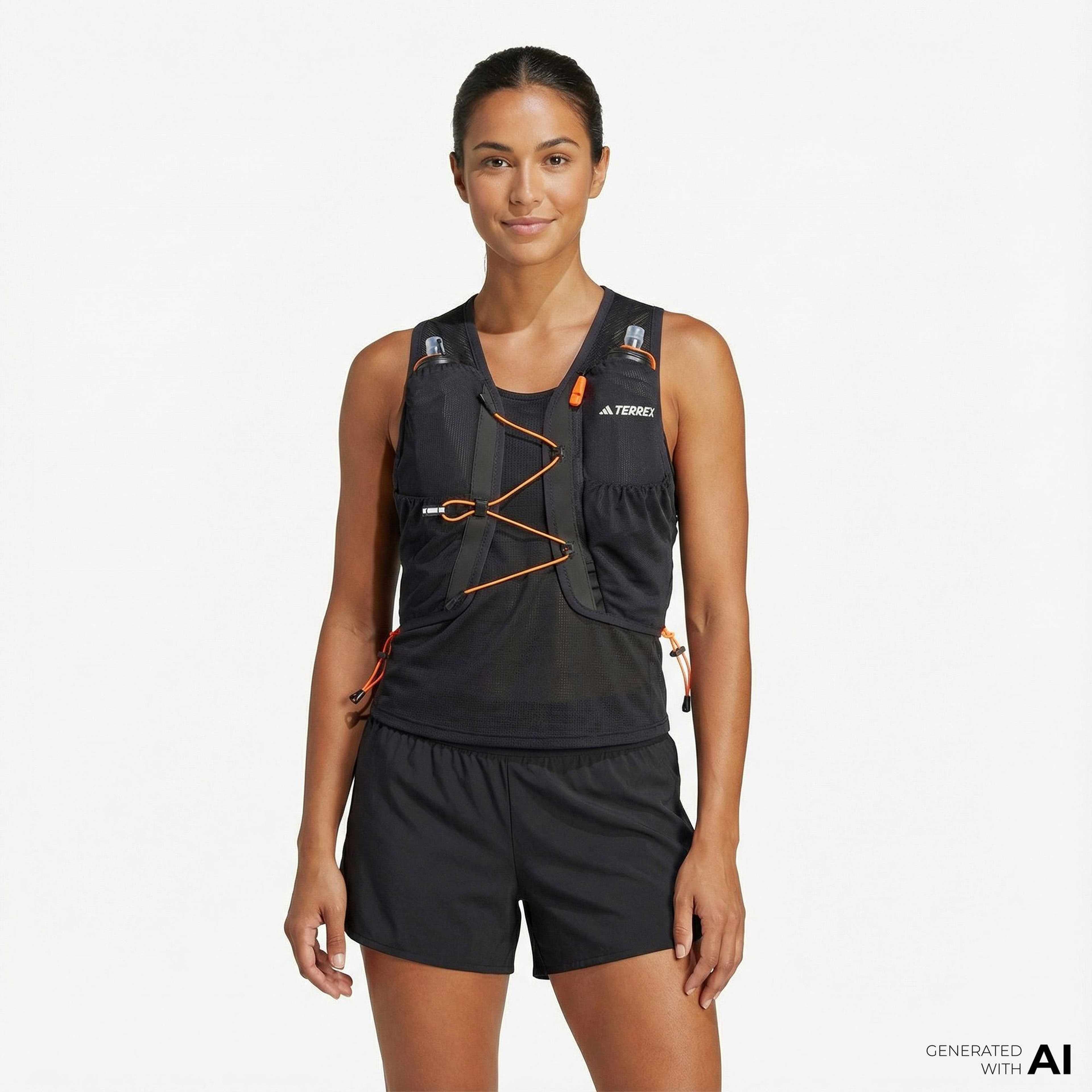 adidas Terrex Trail Running Techrock 2.5L Unisex Siyah Koşu Yeleği